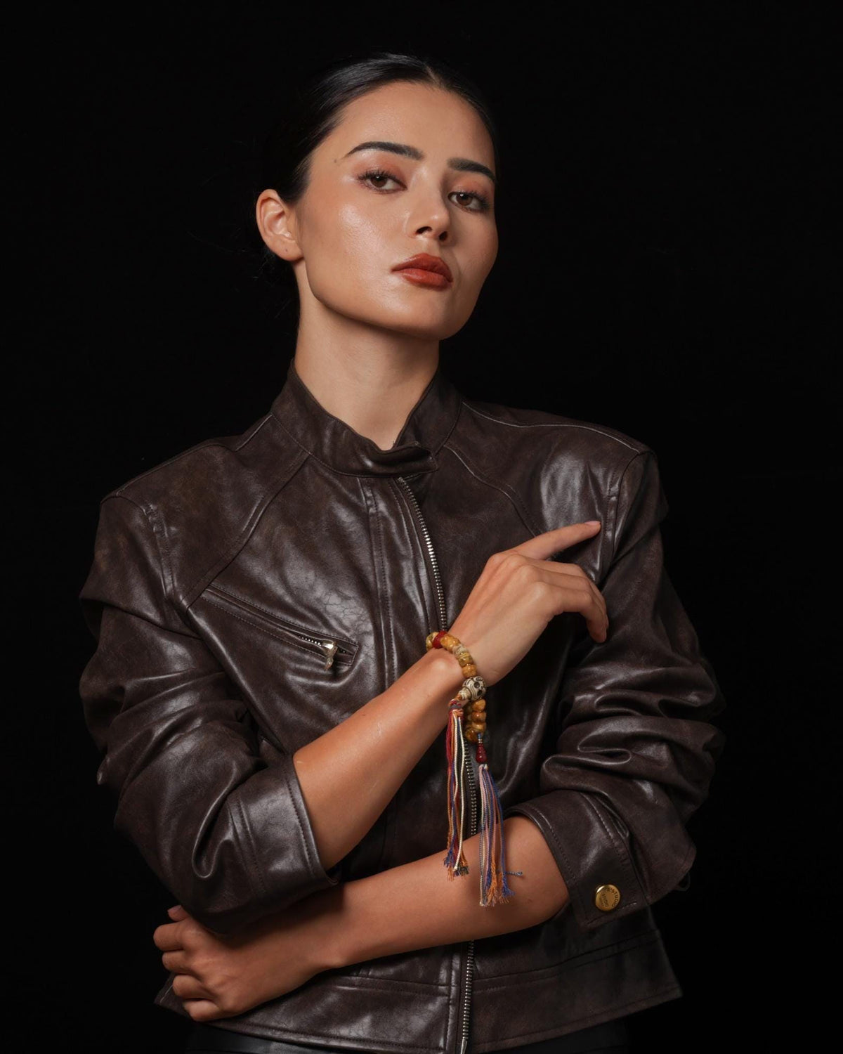 Pulsera de hueso de yak-7