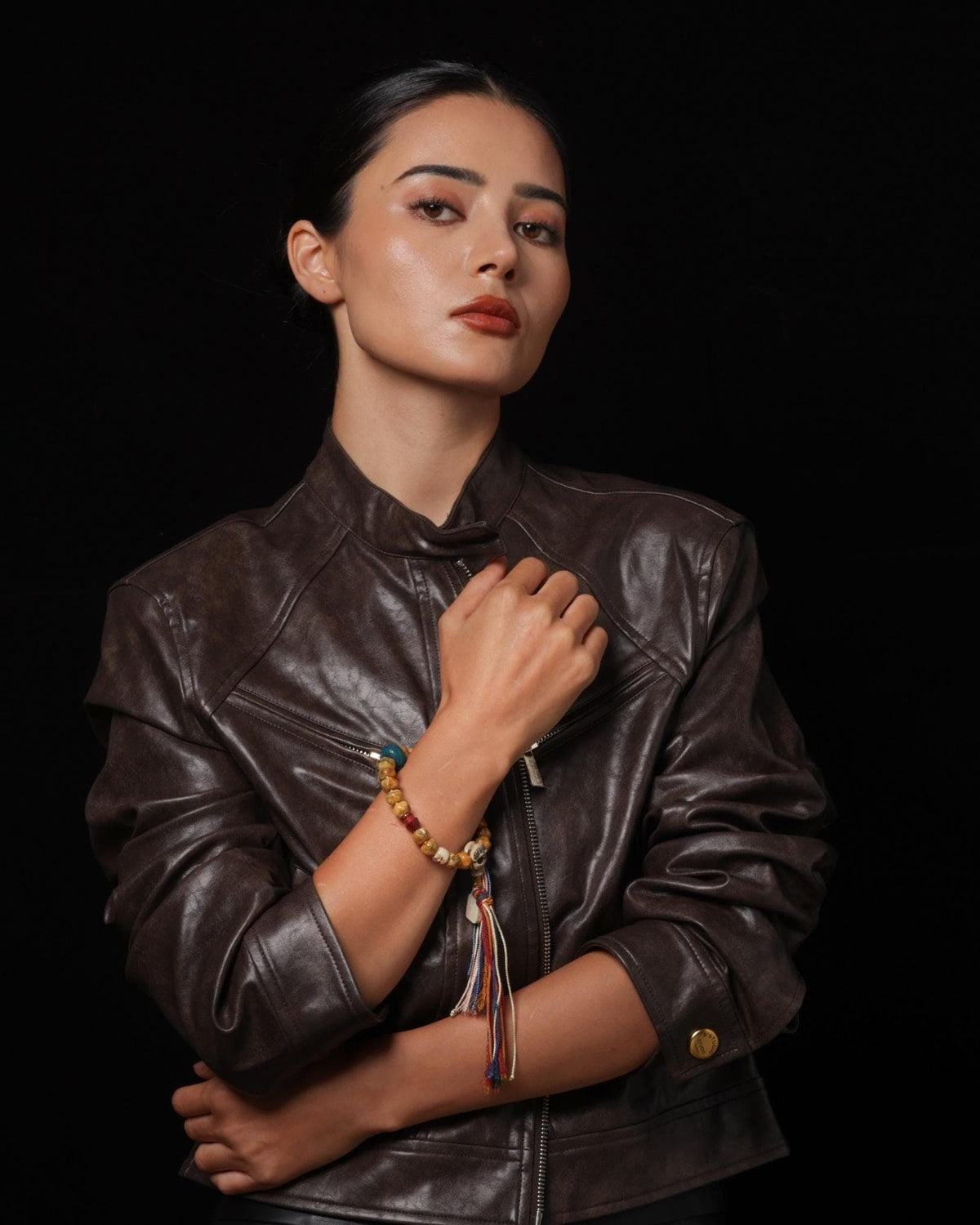 Pulsera de hueso de yak-8