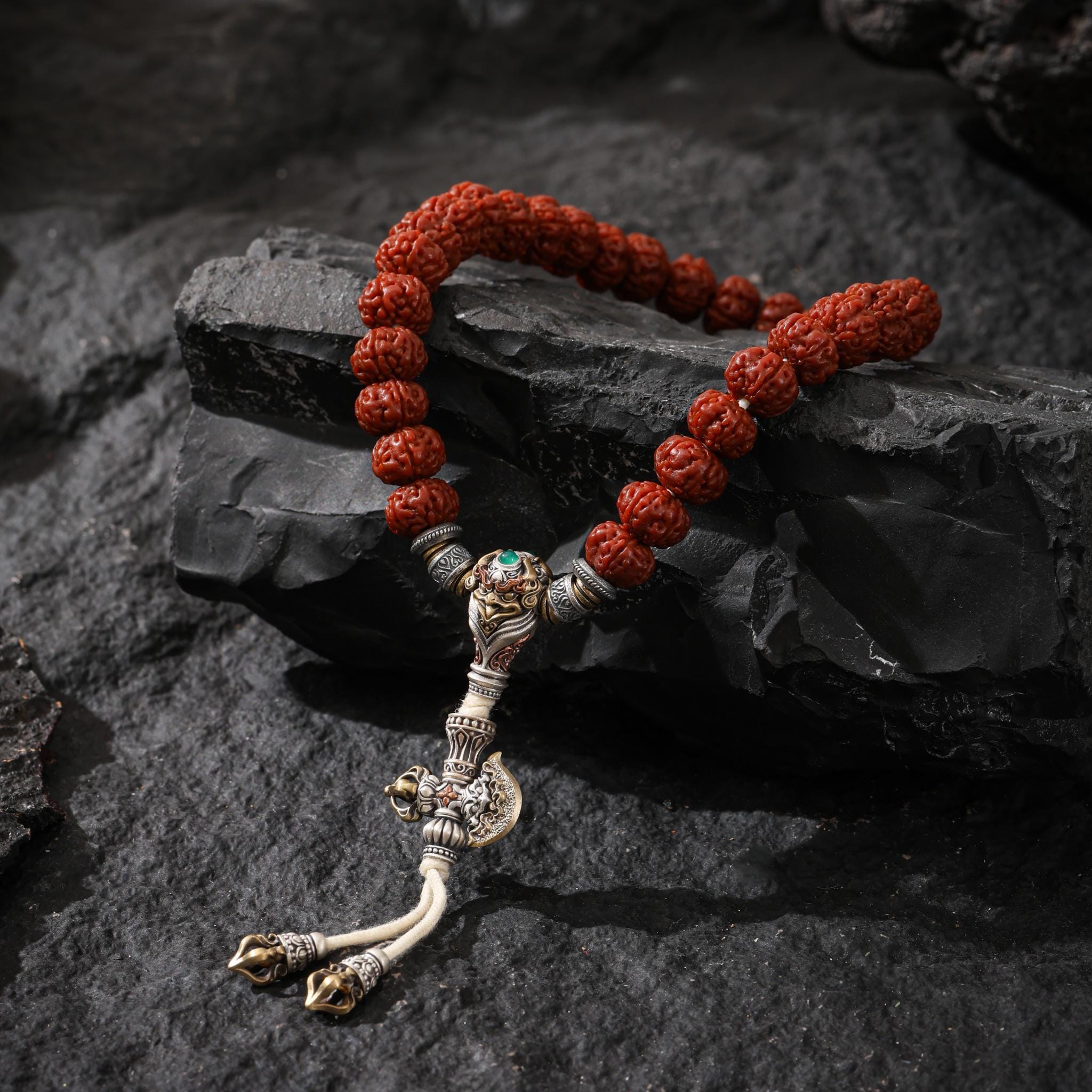 Vajra Rudraksha Beads Bracelet