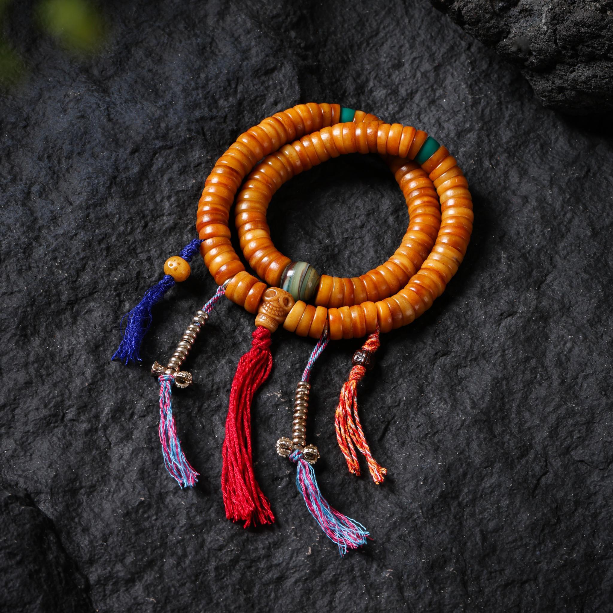 Bone Necklace 108 Mala Beads