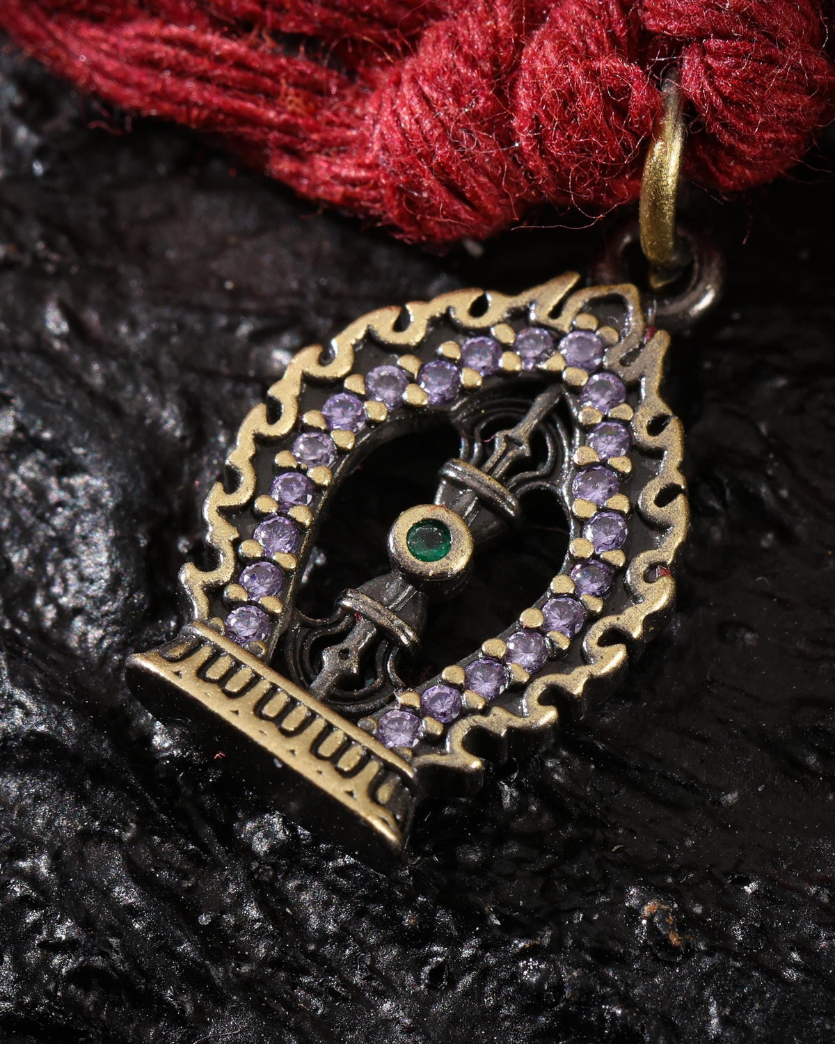 Yak Bone Skull Bracelet-7