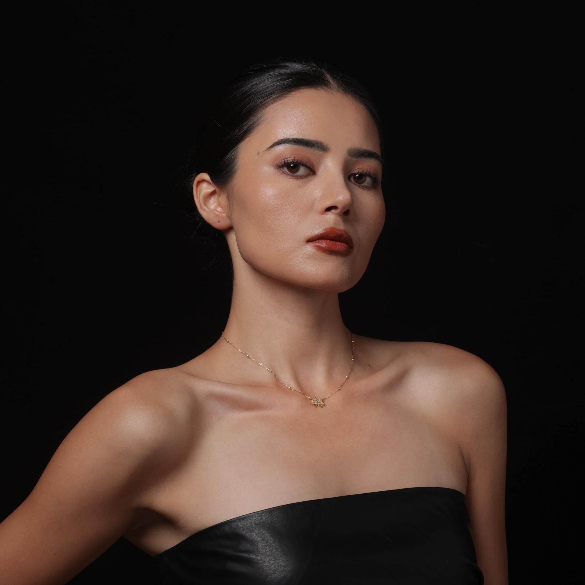 18K Gold-Plated Lotus Necklace