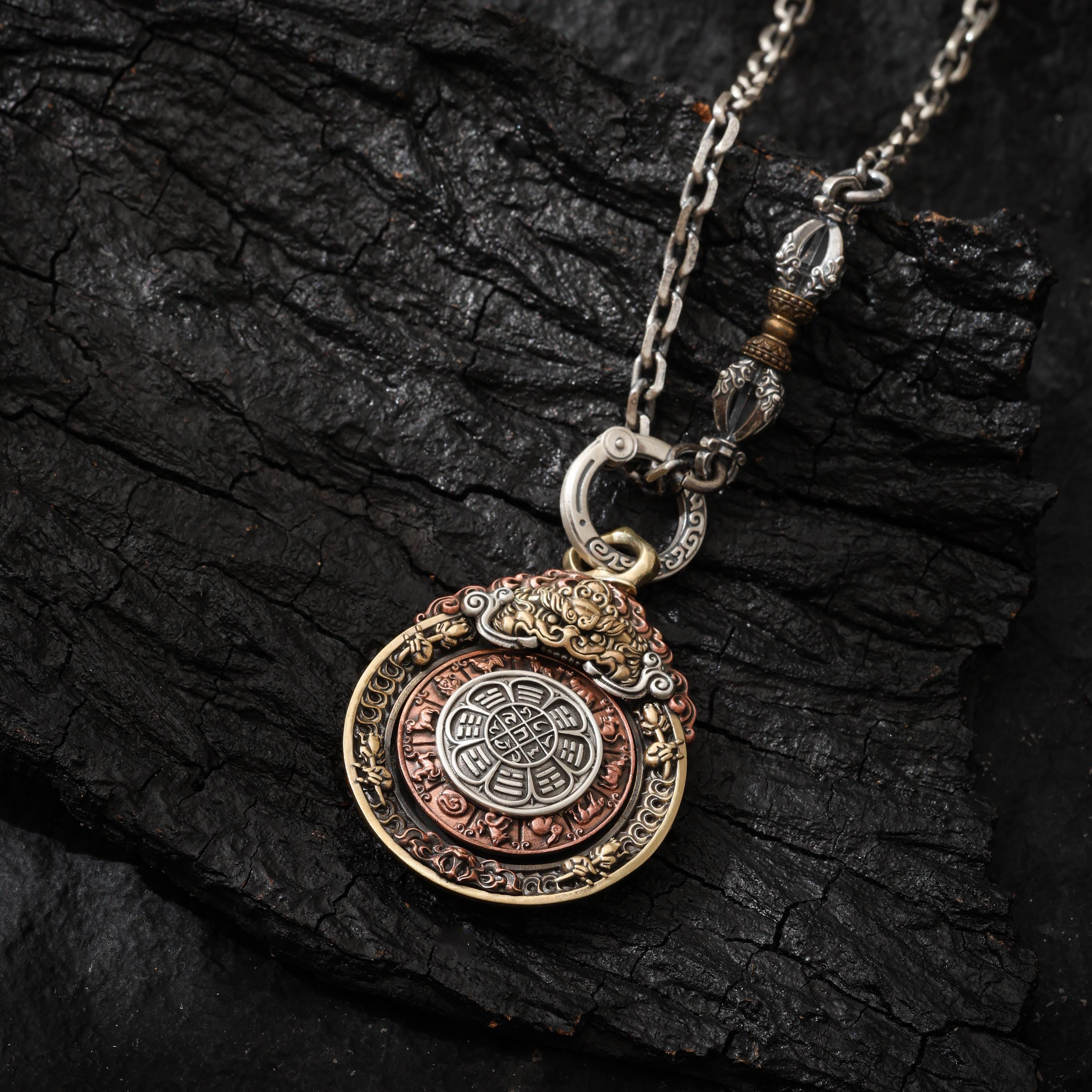 Rotating Vajra Pendant