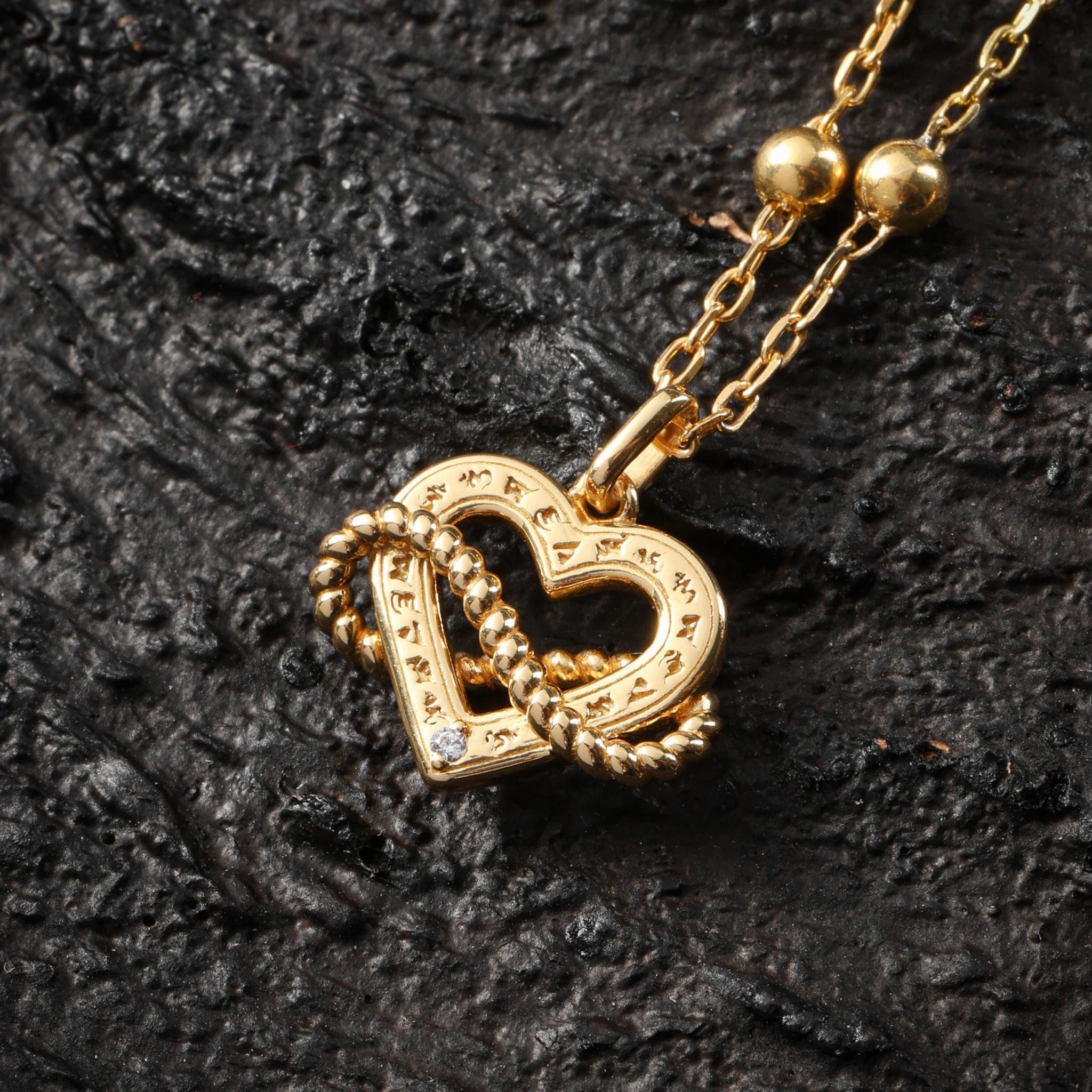 18K Gold Plated Heart Necklace
