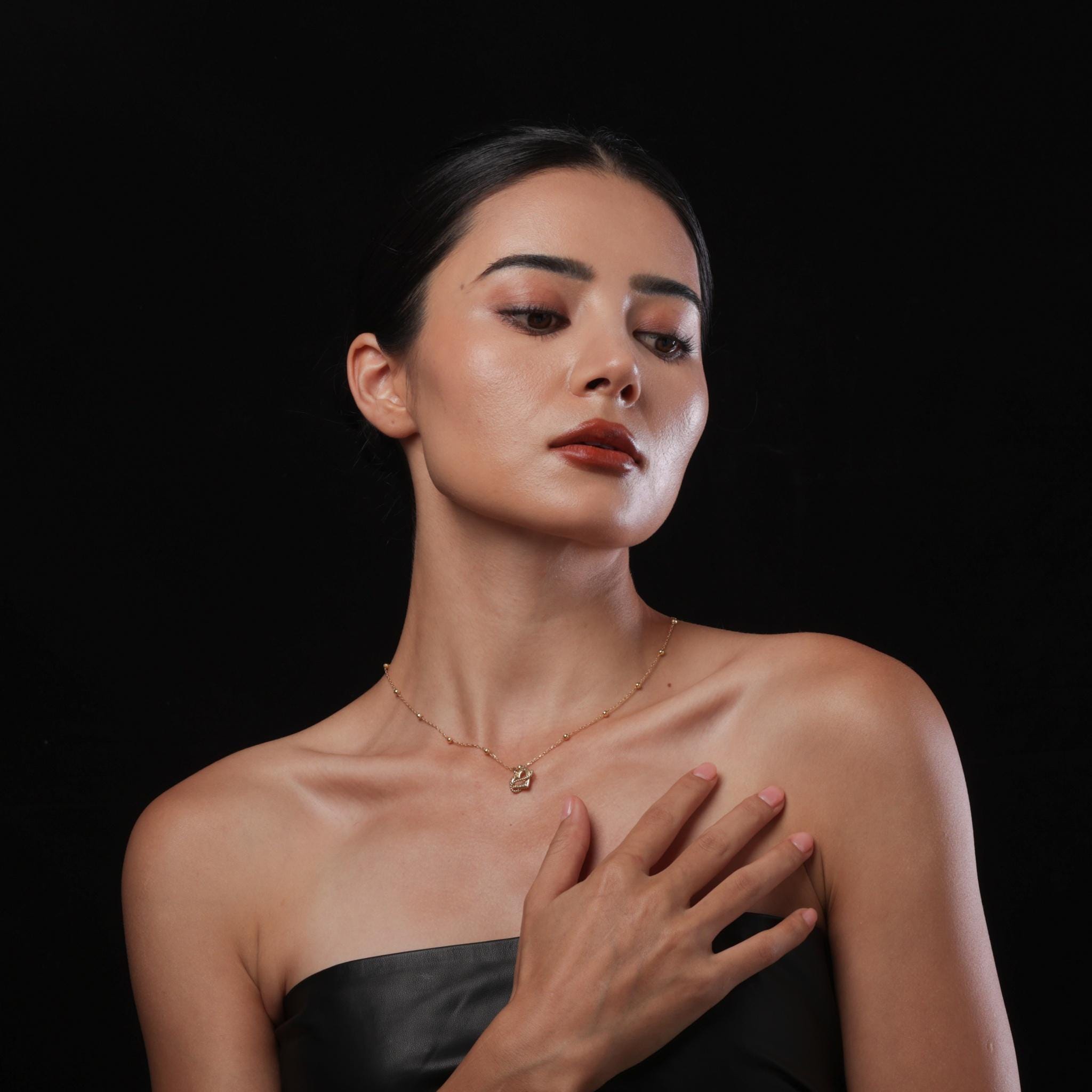 18K Gold Plated Heart Necklace