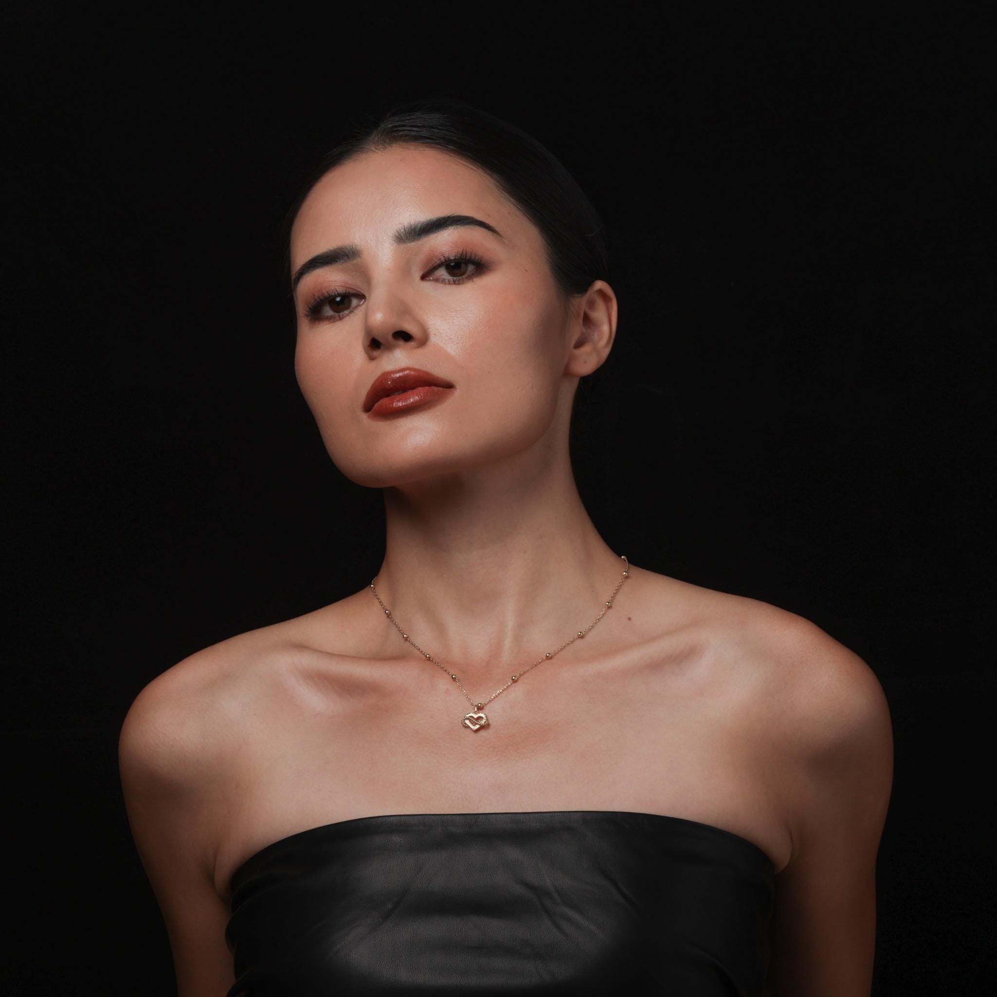 18K Gold Plated Heart Necklace