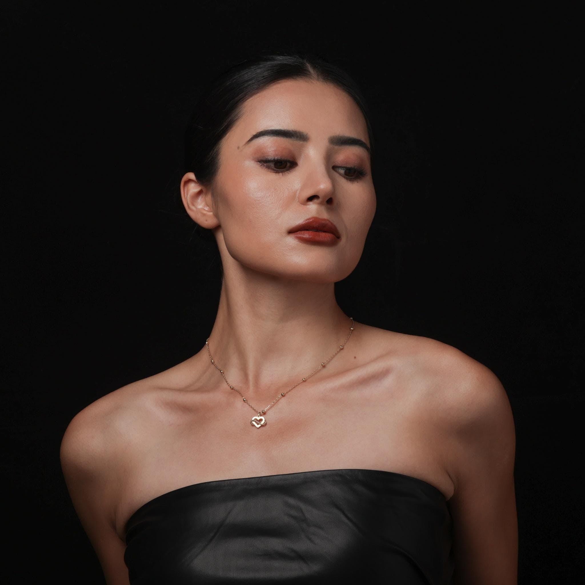 18K Gold Plated Heart Necklace