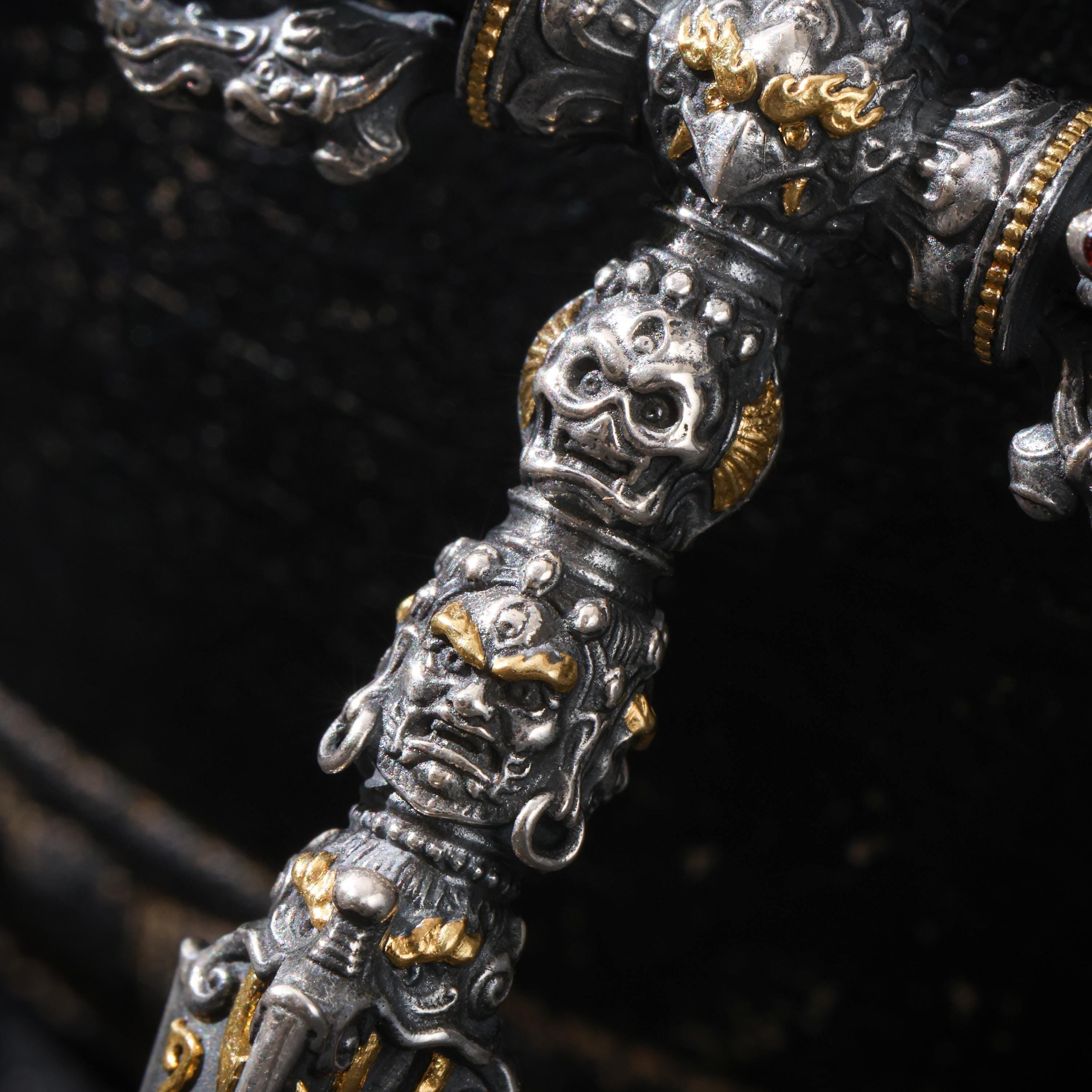 Phurba Pendant 24K Gold Vermeil