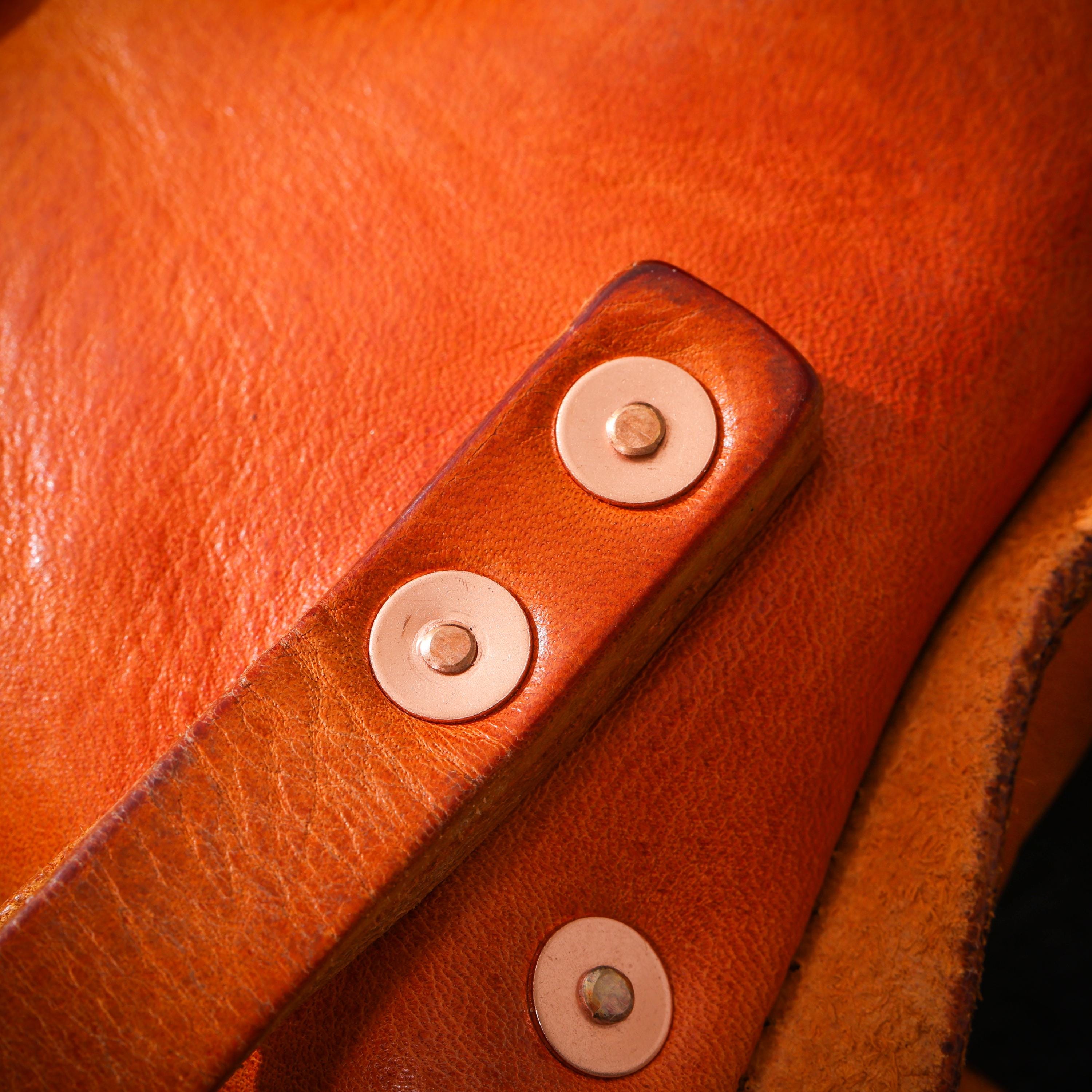 AURA DEER Leather Belt Pouch | Veg-Tanned Full-Grain Cowhide | Solid Brass Hardware | Jewelry & EDC Organizer