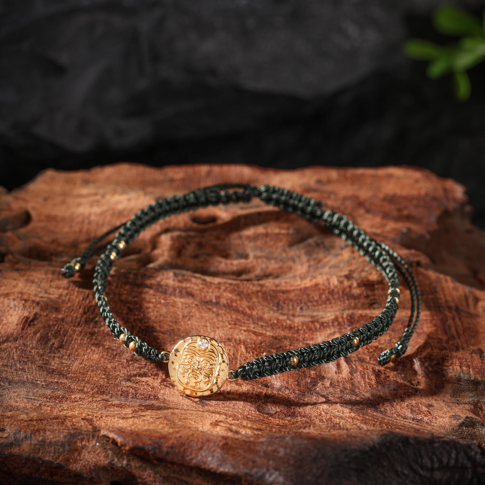 18K Gold Plated Sterling Silver Zaki Amulet Bracelet