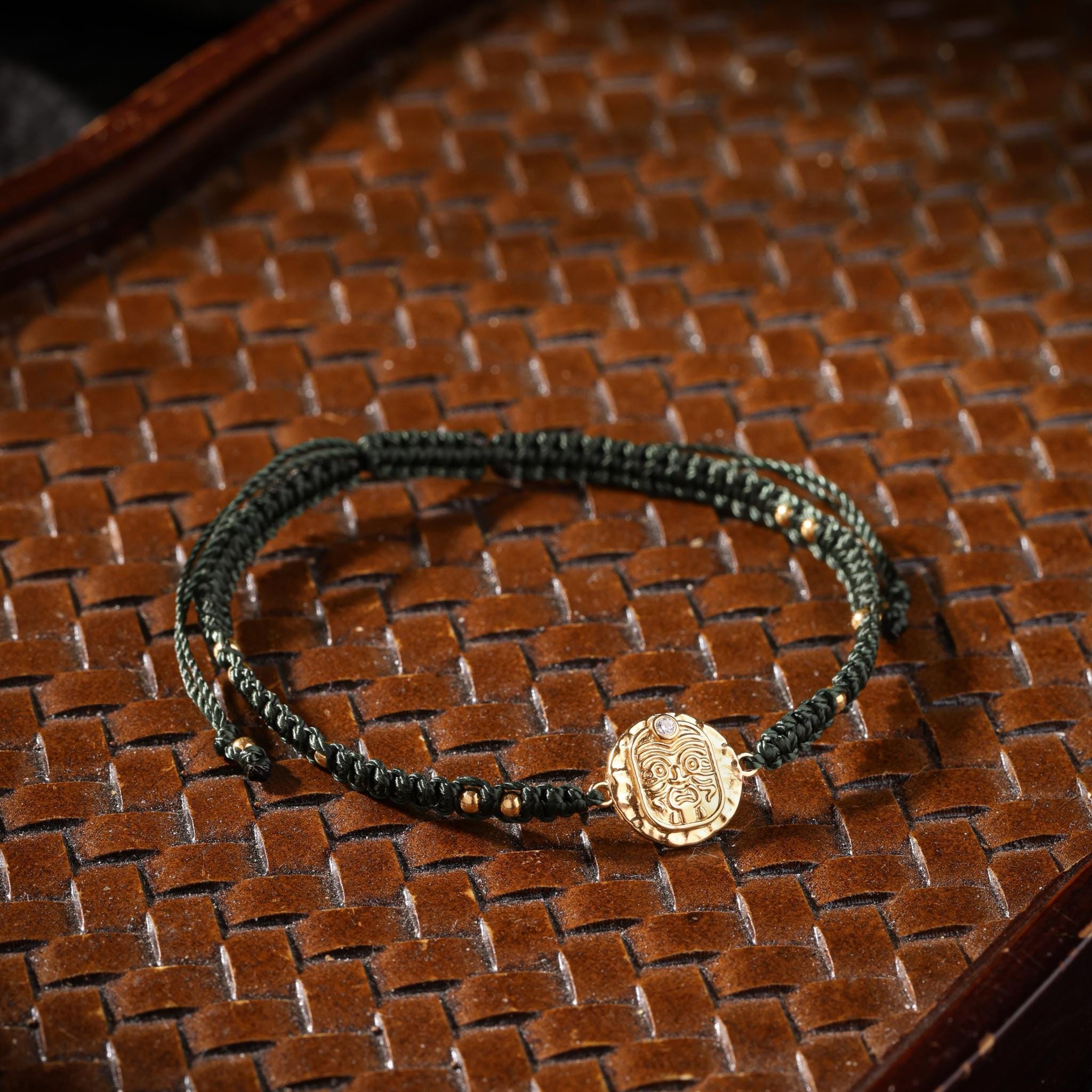 18K Gold Plated Sterling Silver Zaki Amulet Bracelet