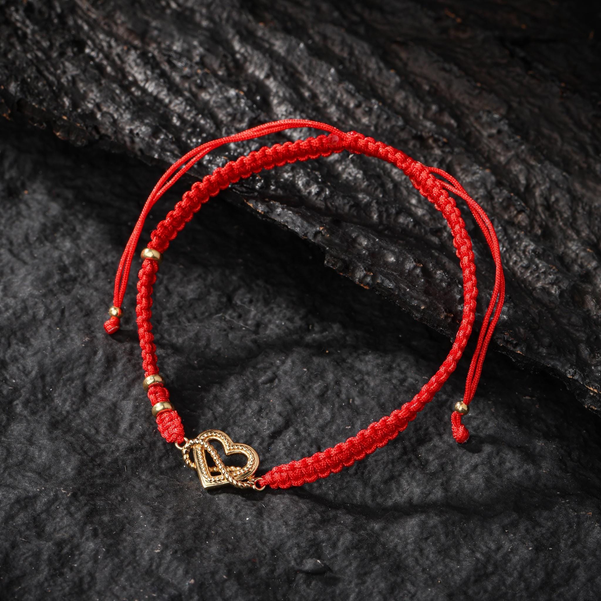 18K Gold Plated Heart Charm Bracelet