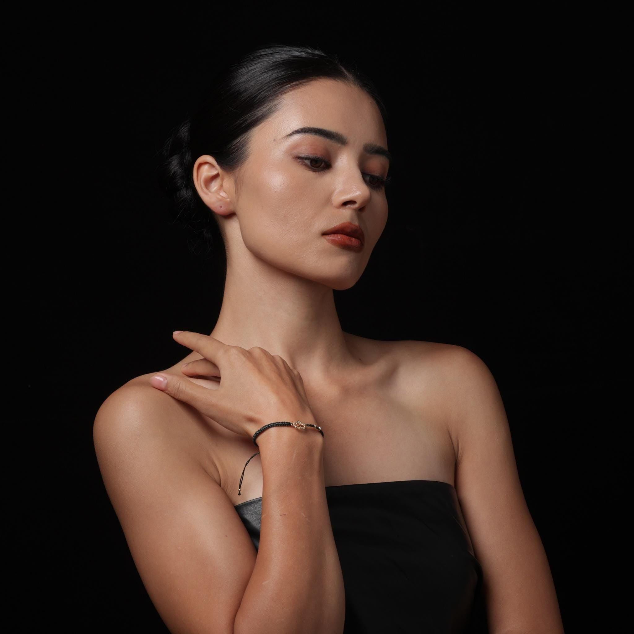 18K Gold Plated Heart Charm Bracelet