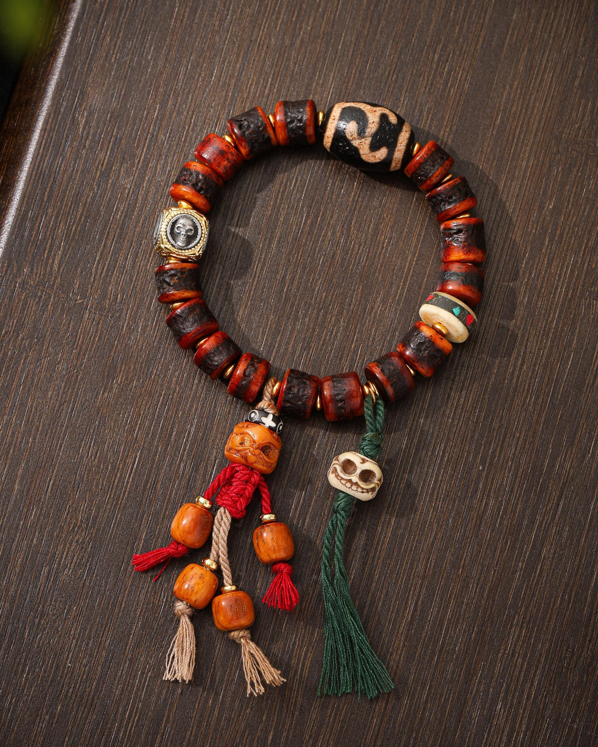Red Yak Bone Bracelet