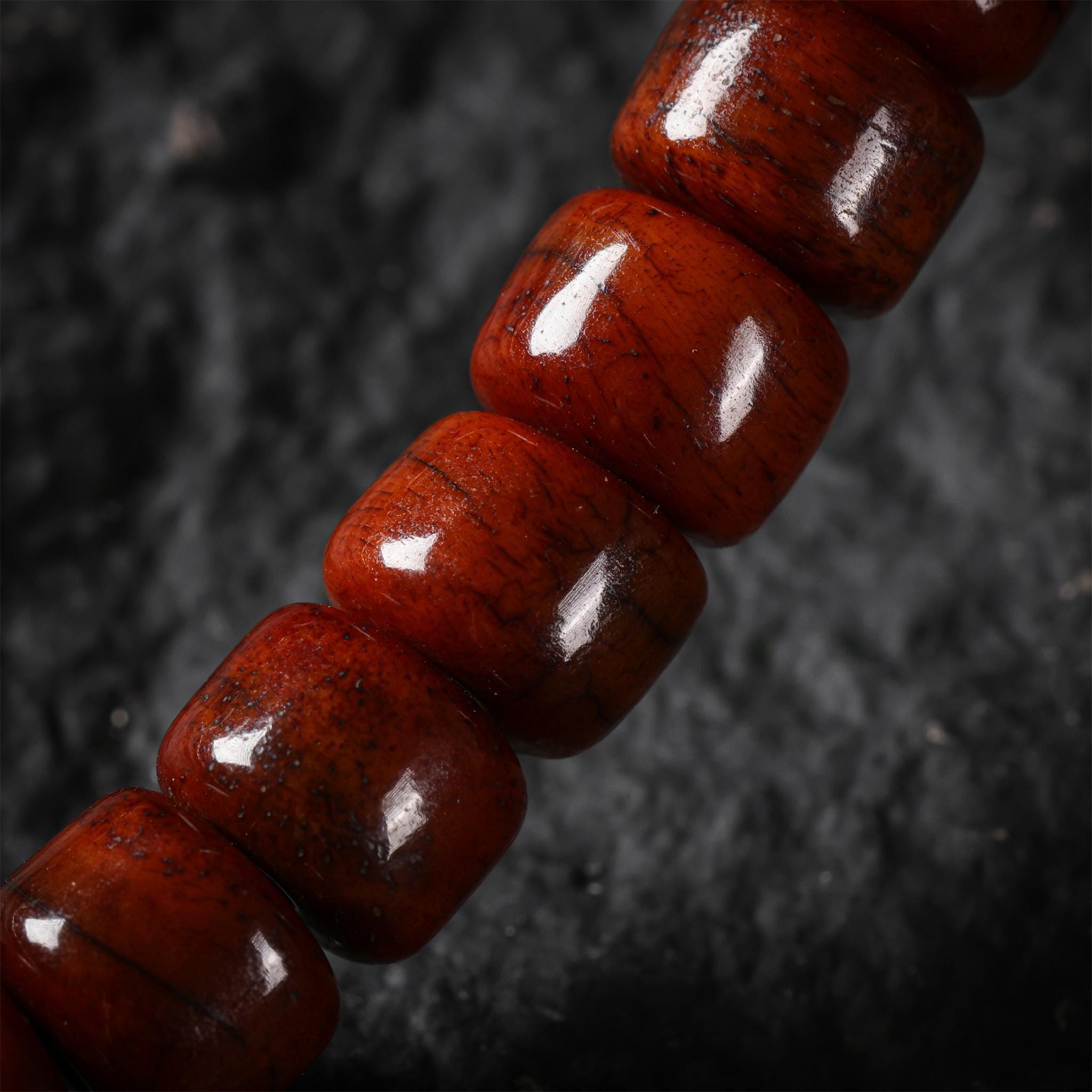 Yak Bone 108 Mala Beads with Turquoise