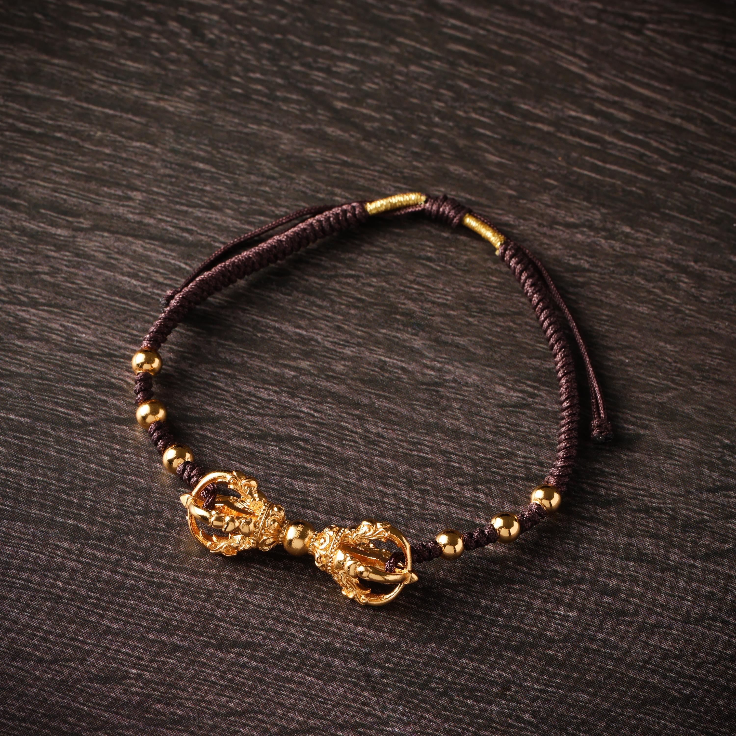 18K Gold Plated Vajra Braided Bracelet