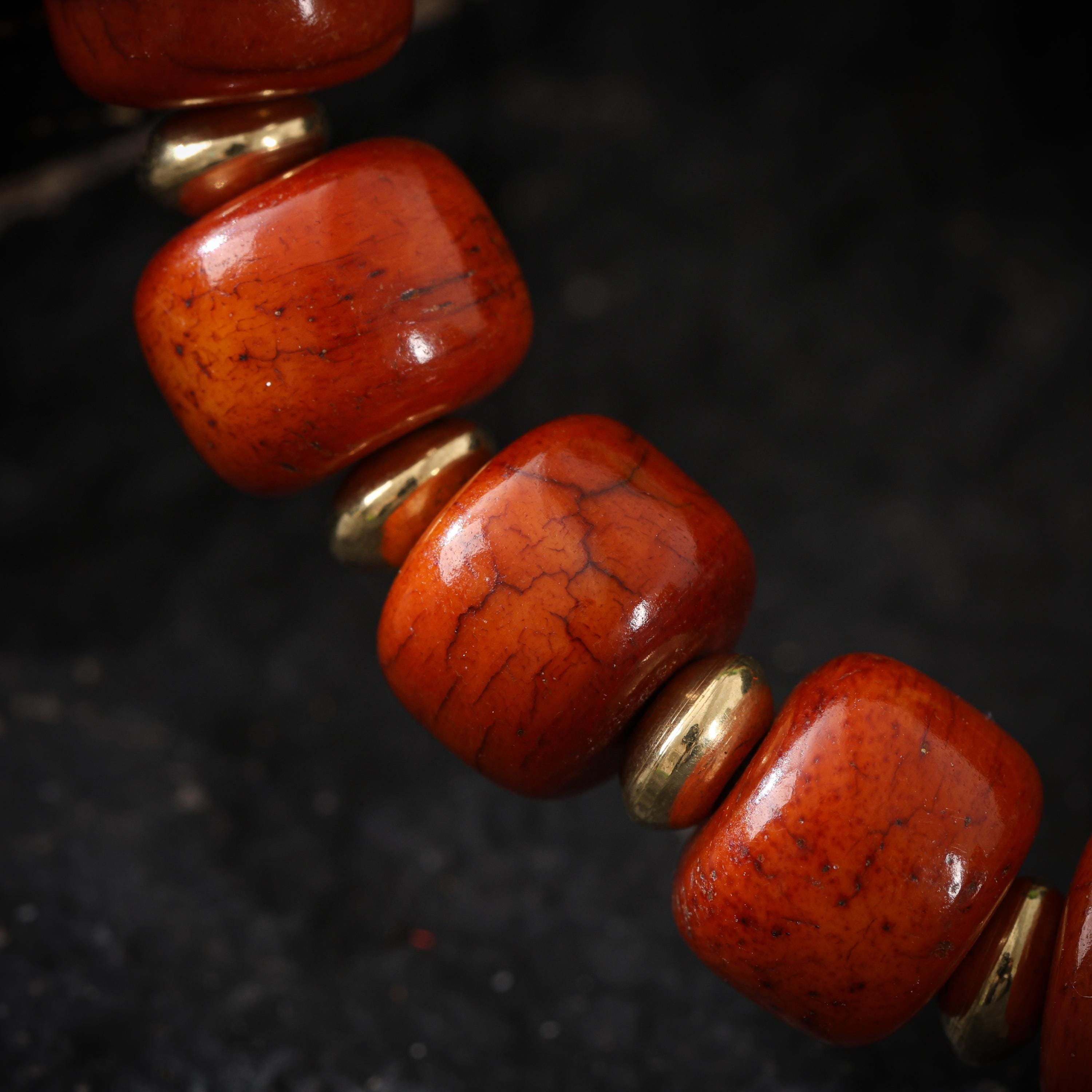 Bone Bracelet Turquoise Dzi Jewelry