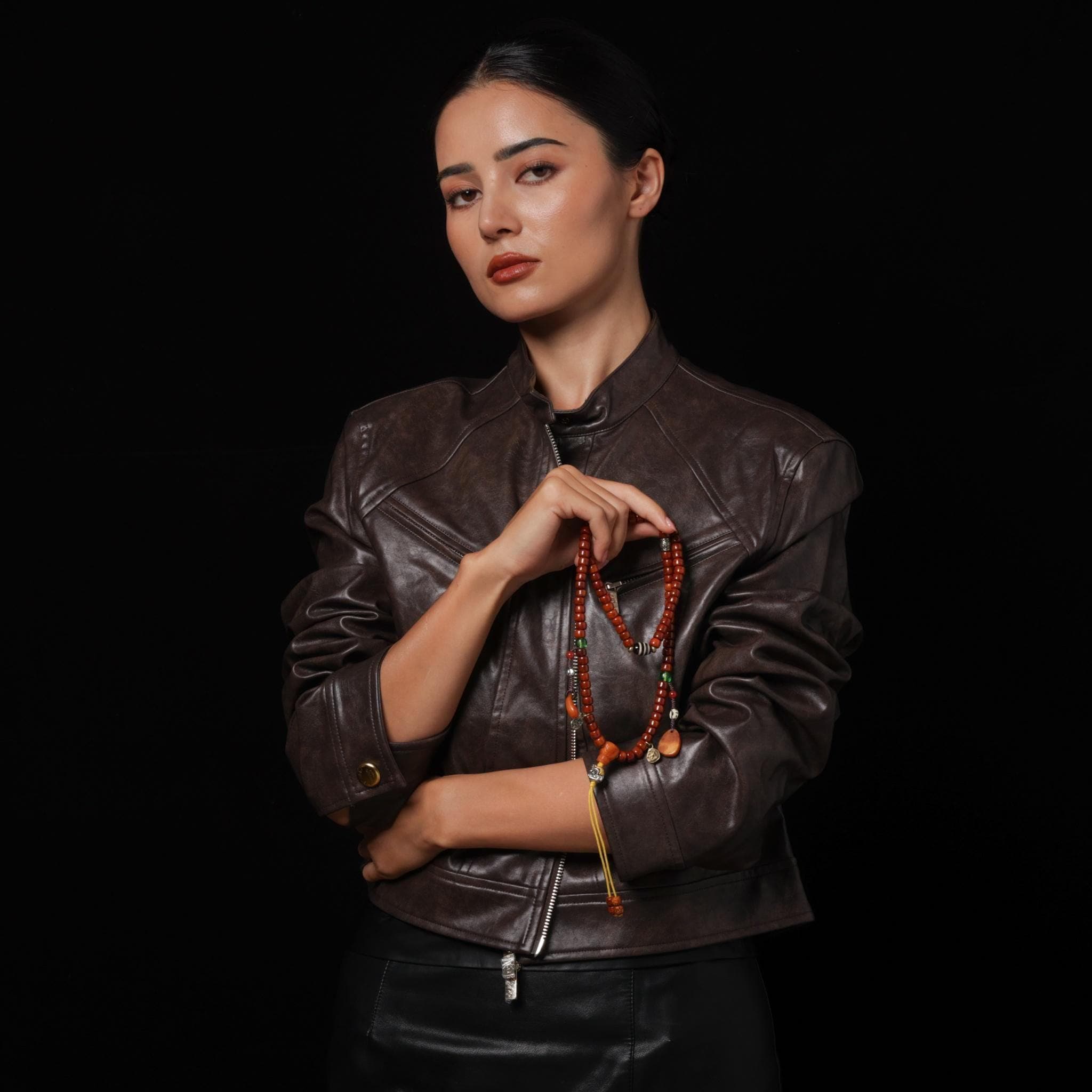 Yak Bone Necklace 108 Mala Beads