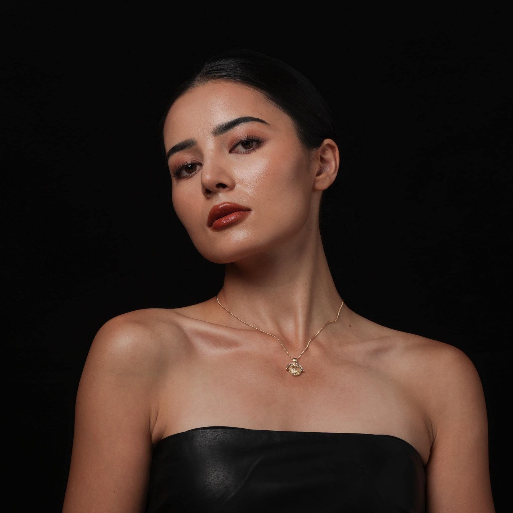 18K Gold-Plated Fortune Zaki Amulet Necklace