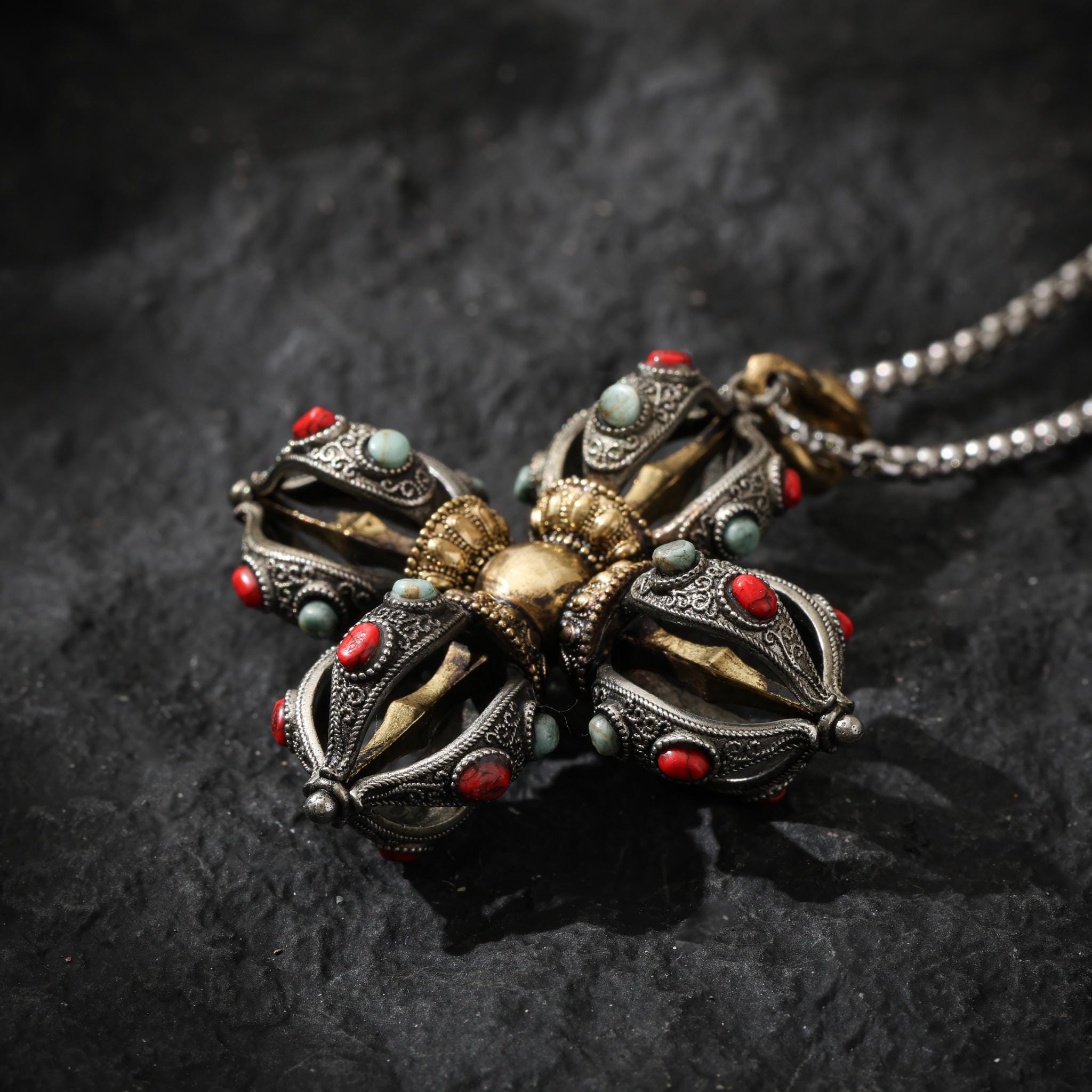 Cross Vajra Pendant