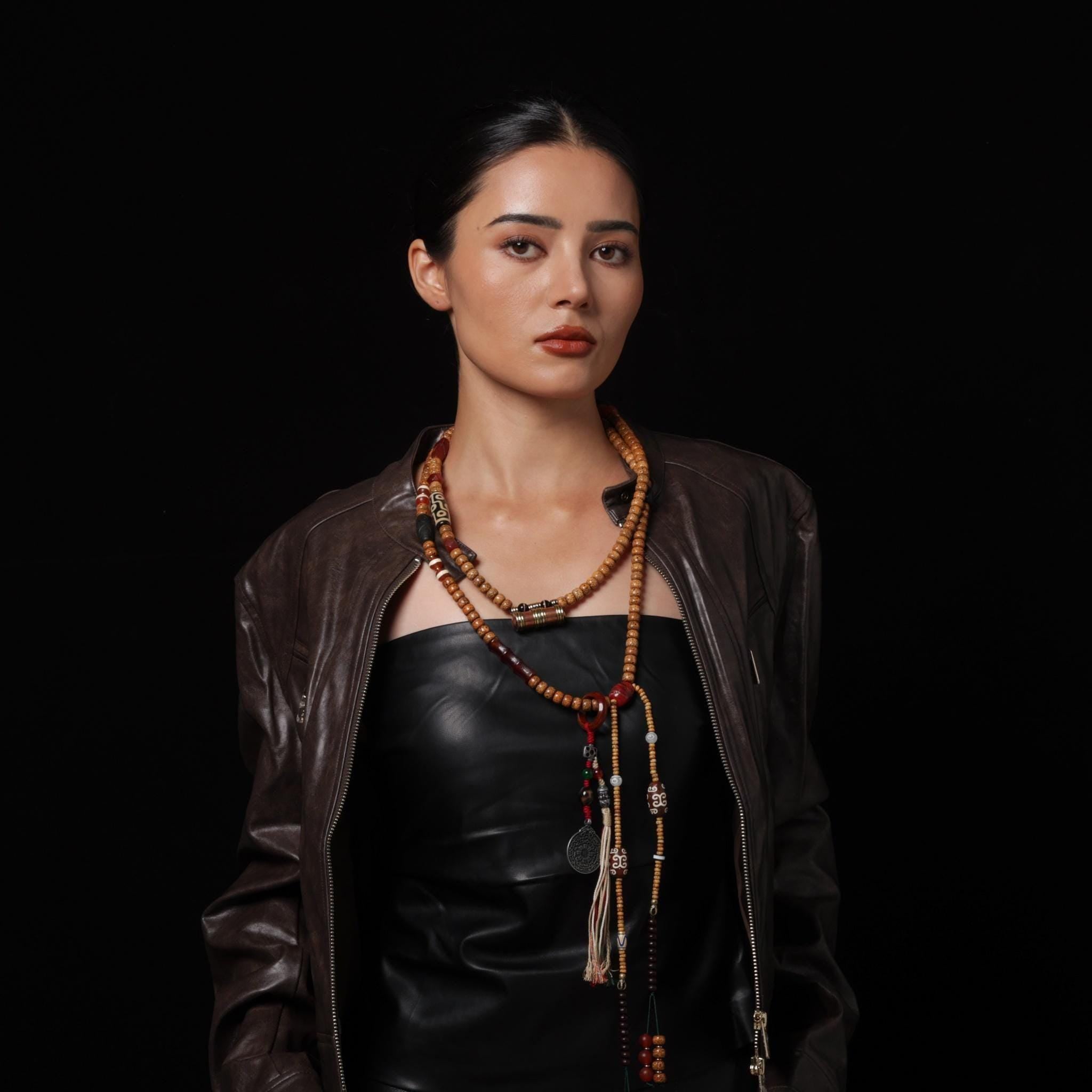 Bodhi seeds Necklace 108 Mala Beads