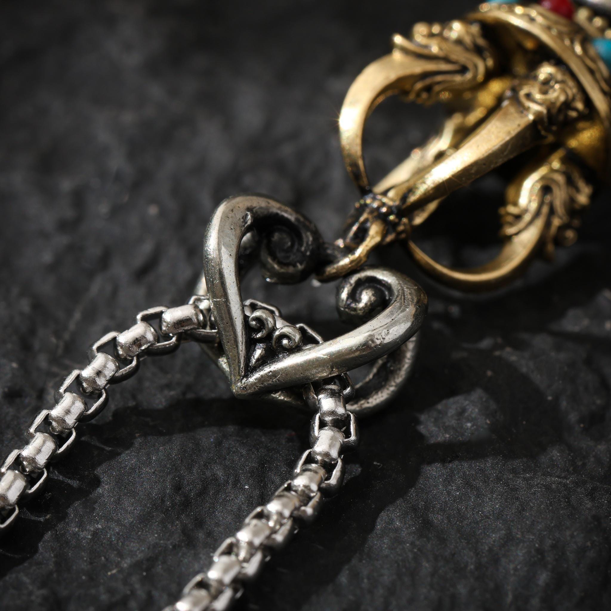 Five-Pronged Vajra Pendant