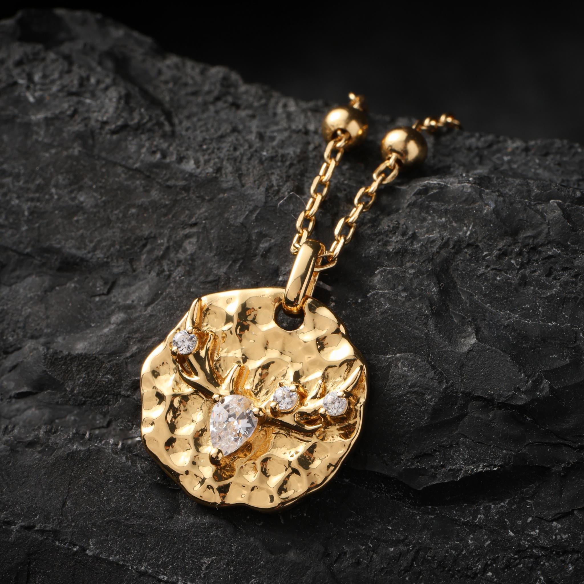 18K Gold Plated Deer Necklace
