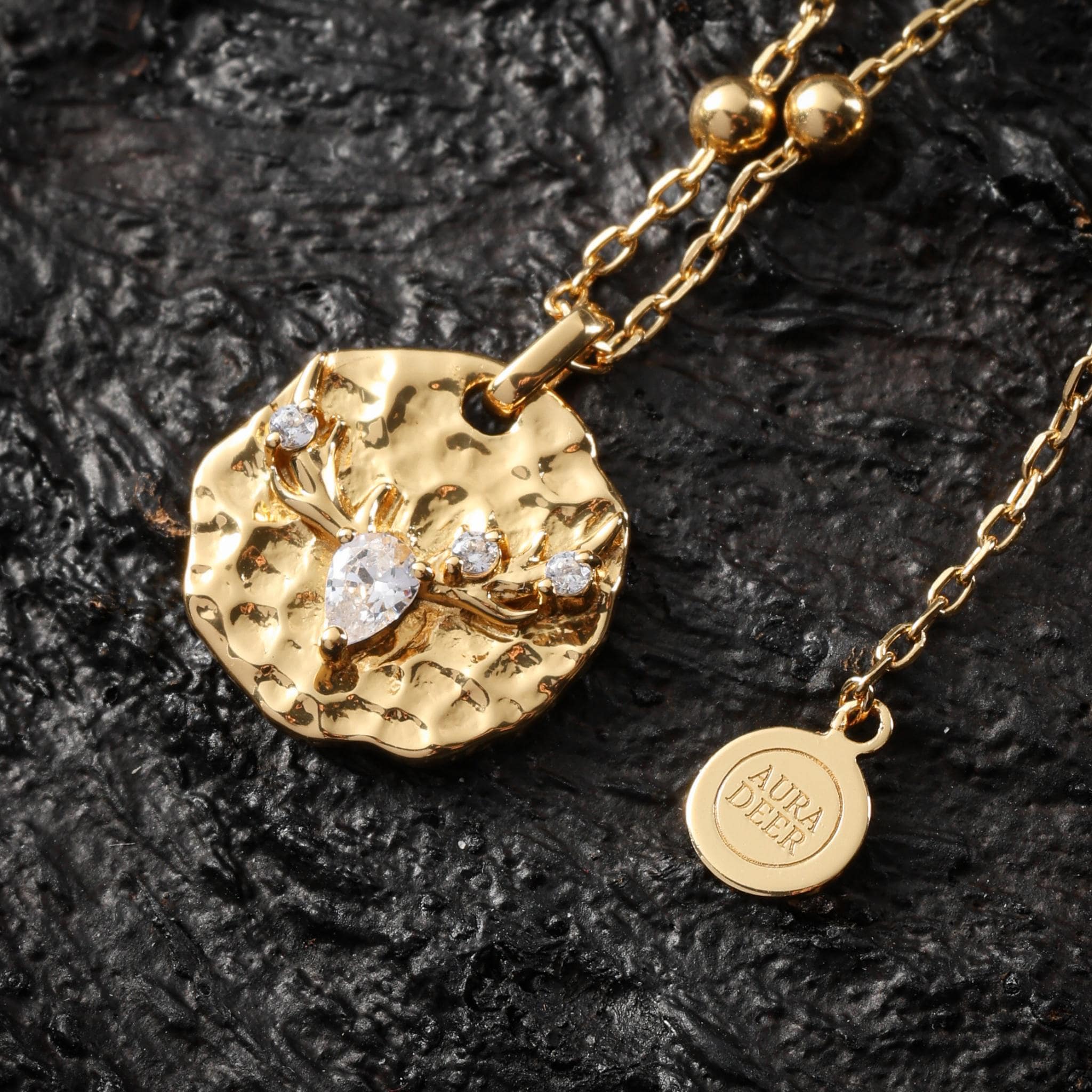 18K Gold Plated Deer Necklace