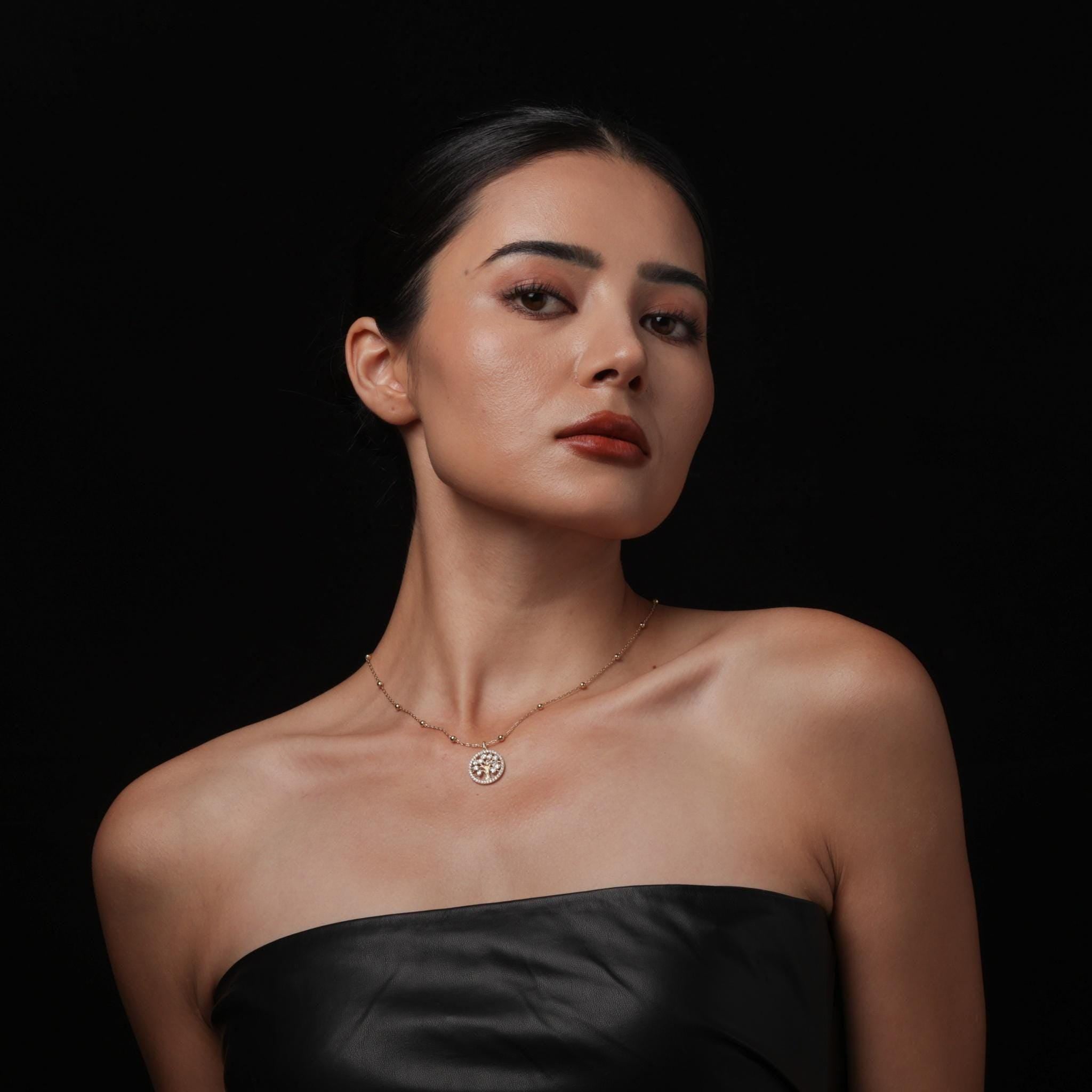 18K Gold Plated Tree of Life Necklace