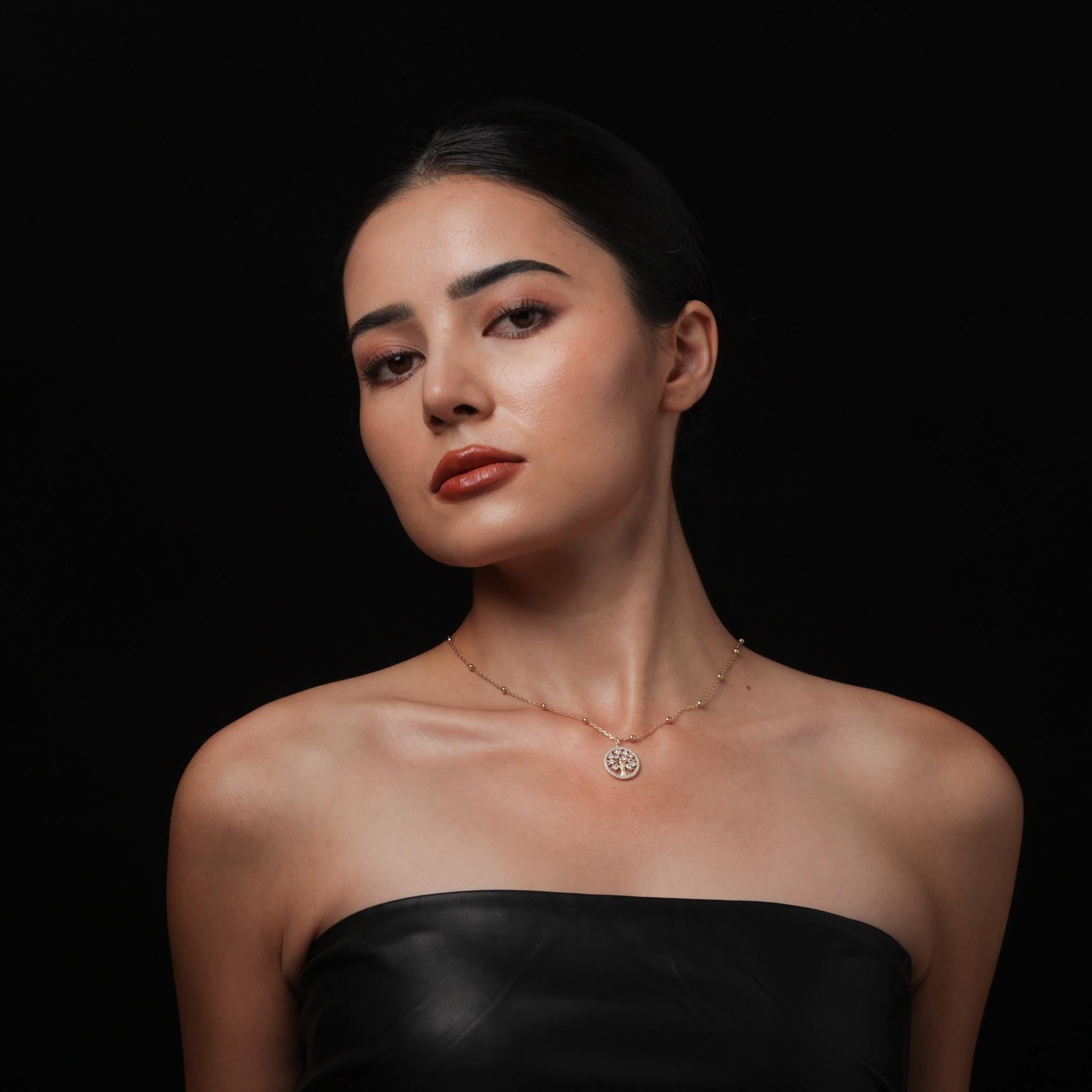 18K Gold Plated Tree of Life Necklace