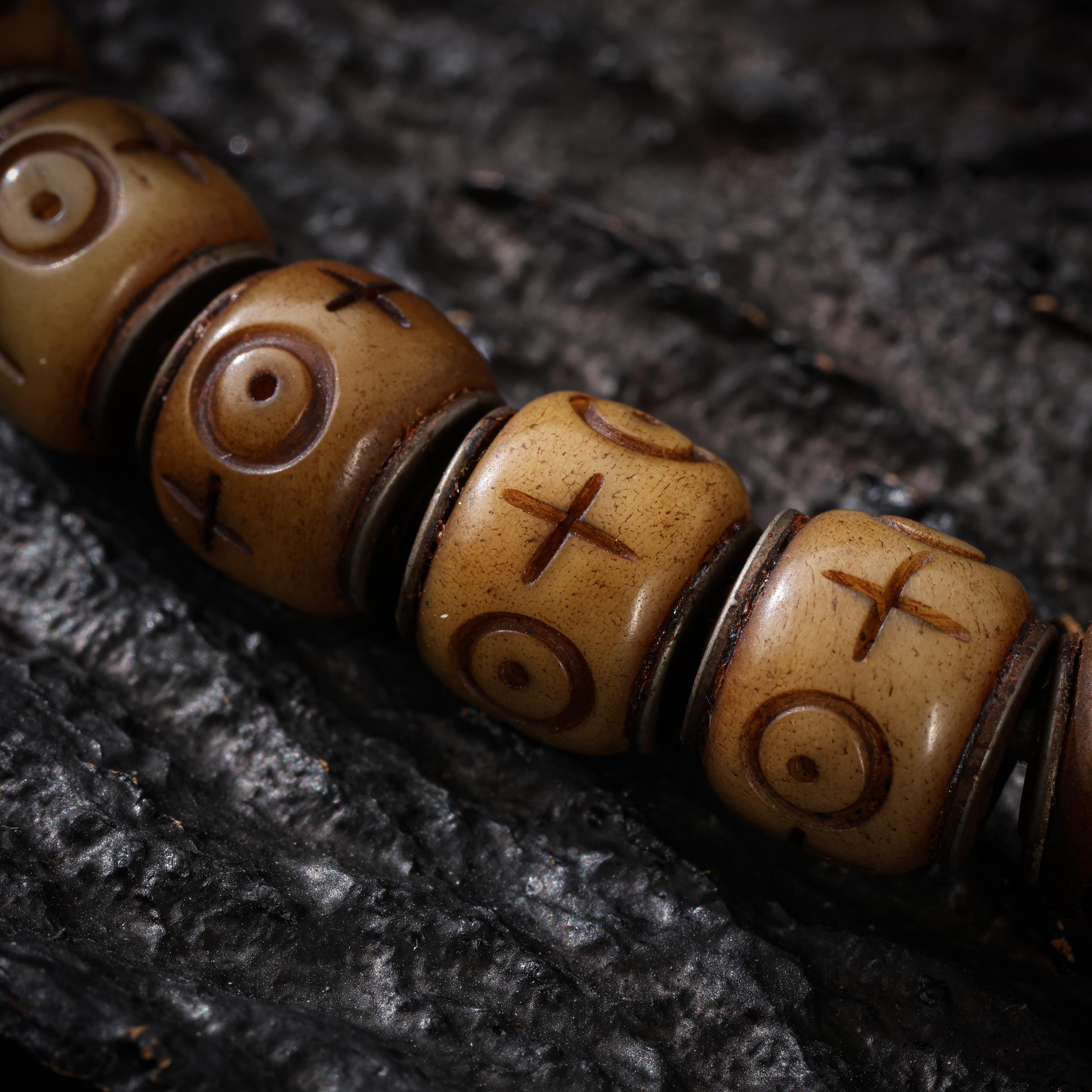 Bone Necklace Tibetan 108 Mala Beads