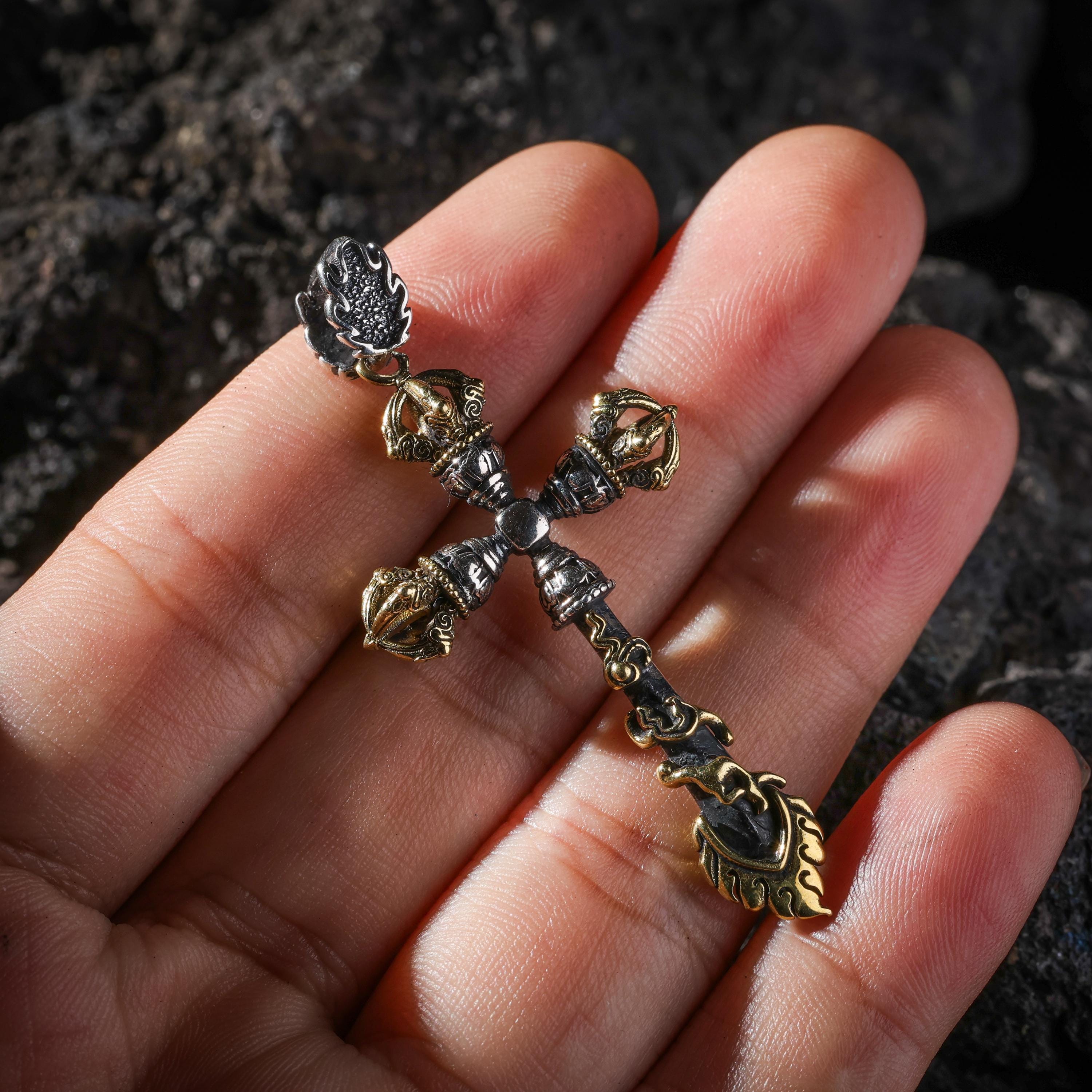 Manjushri Sword & Vajra Necklace