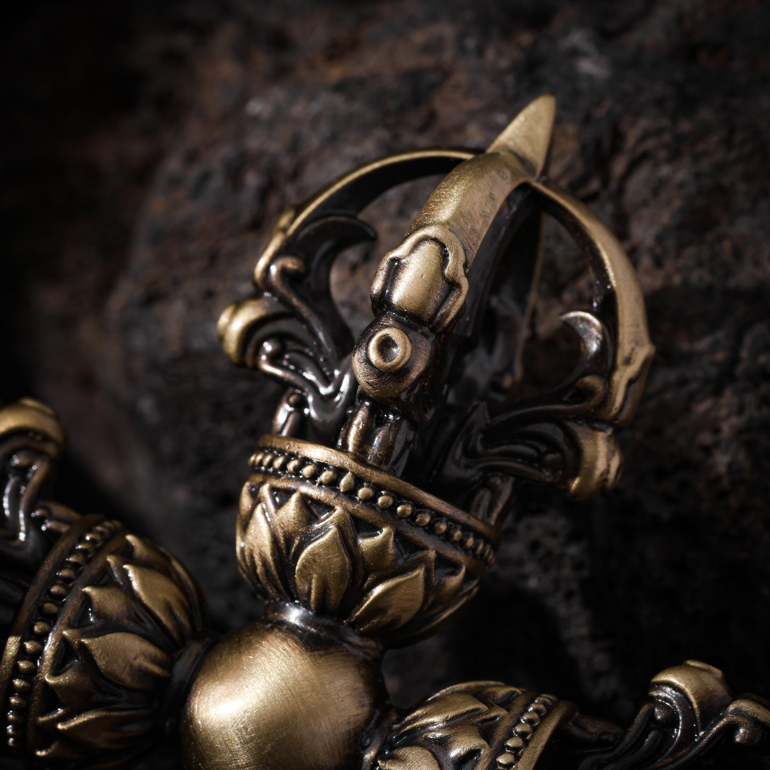 Five-Pronged Vajra Handheld Object