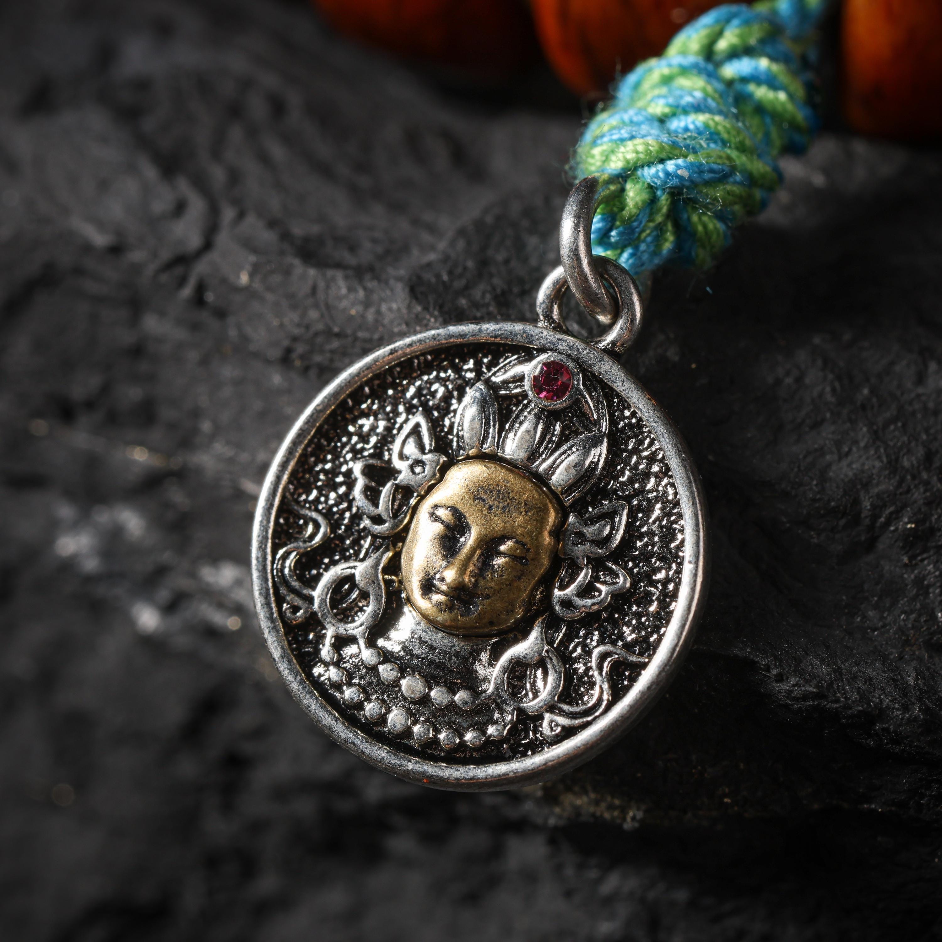 AURA DEER Yak Bone Bracelet Tibetan Protection Talisman