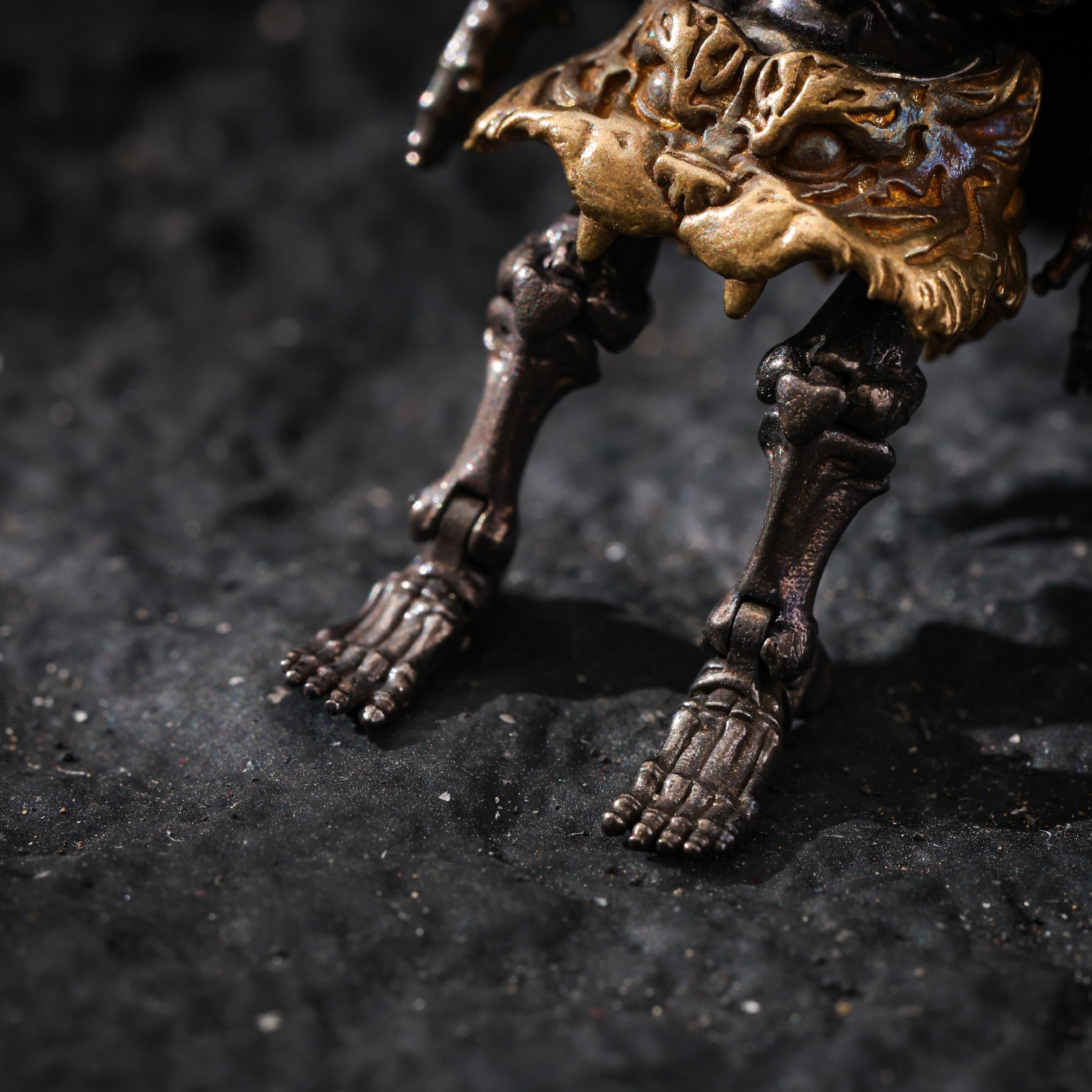 Charnel Ground Skeleton Pendant Necklace