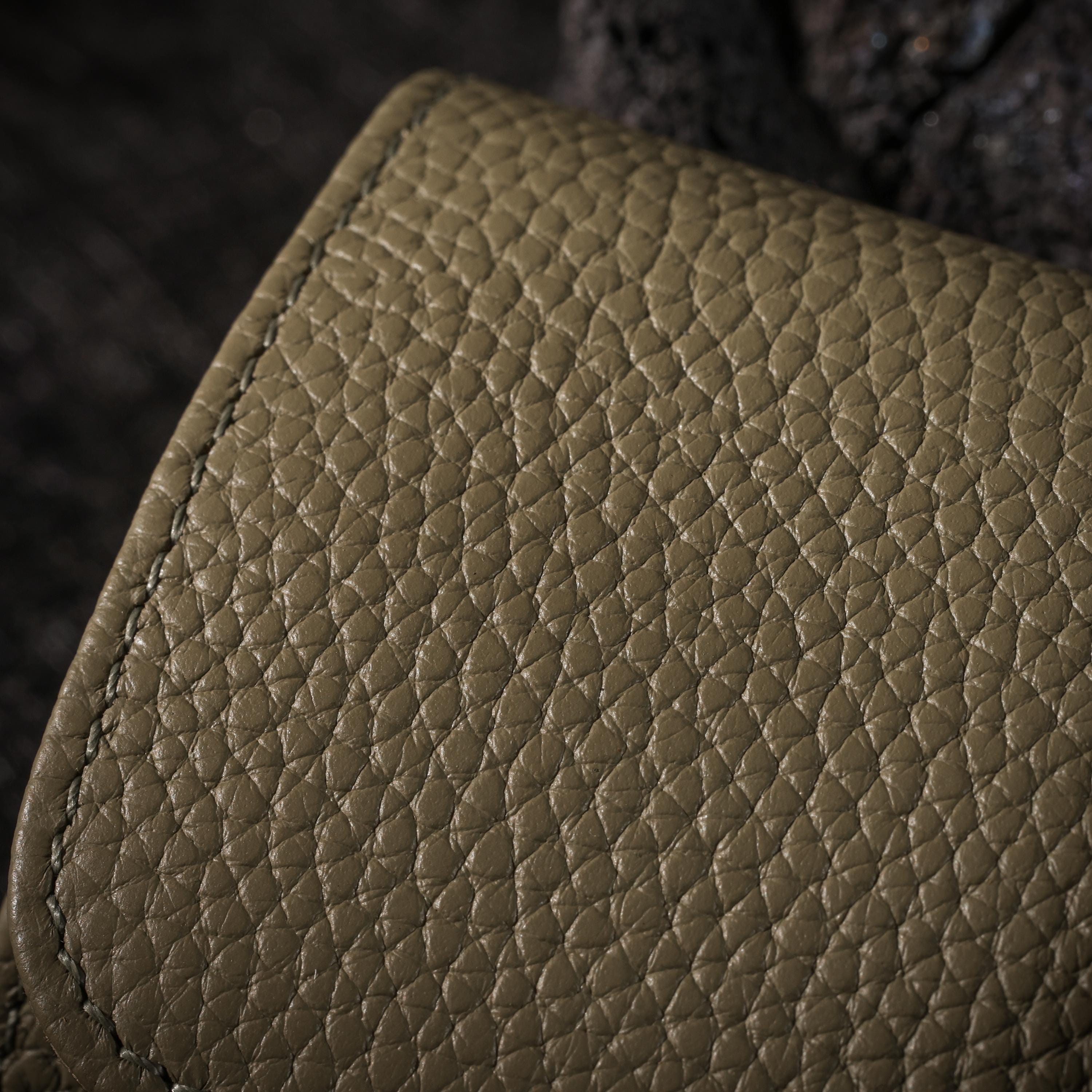 AURA DEER Full-Grain Leather Jewelry Roll, Travel Jewelry Organizer, 3 Colors