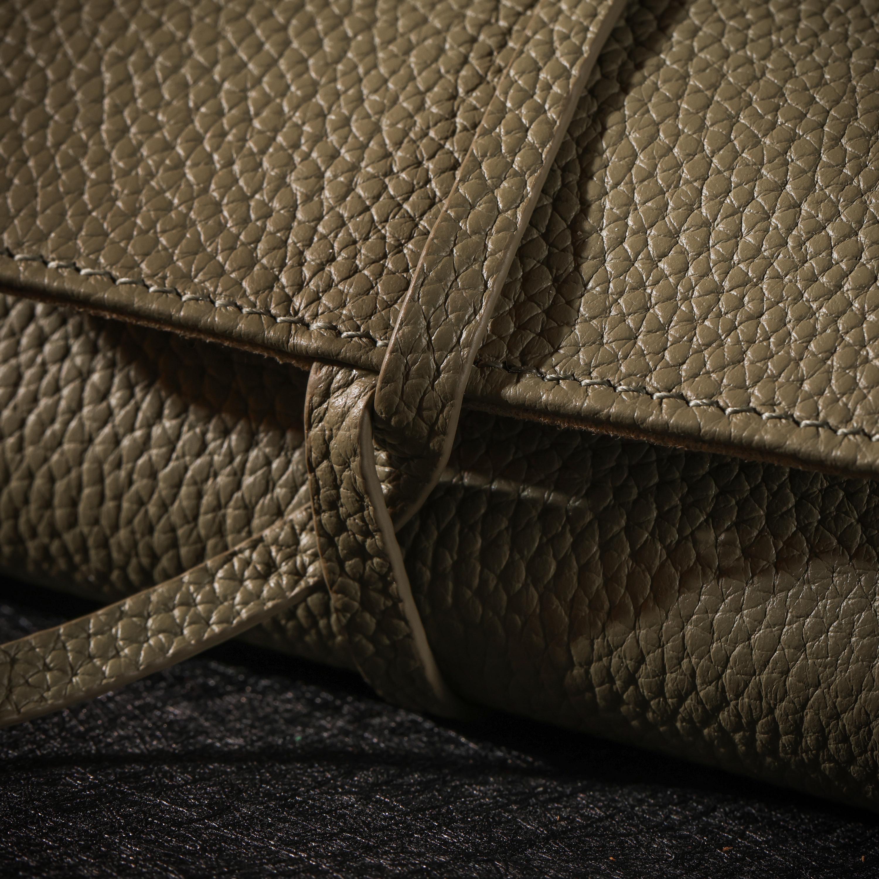 AURA DEER Full-Grain Leather Jewelry Roll, Travel Jewelry Organizer, 3 Colors