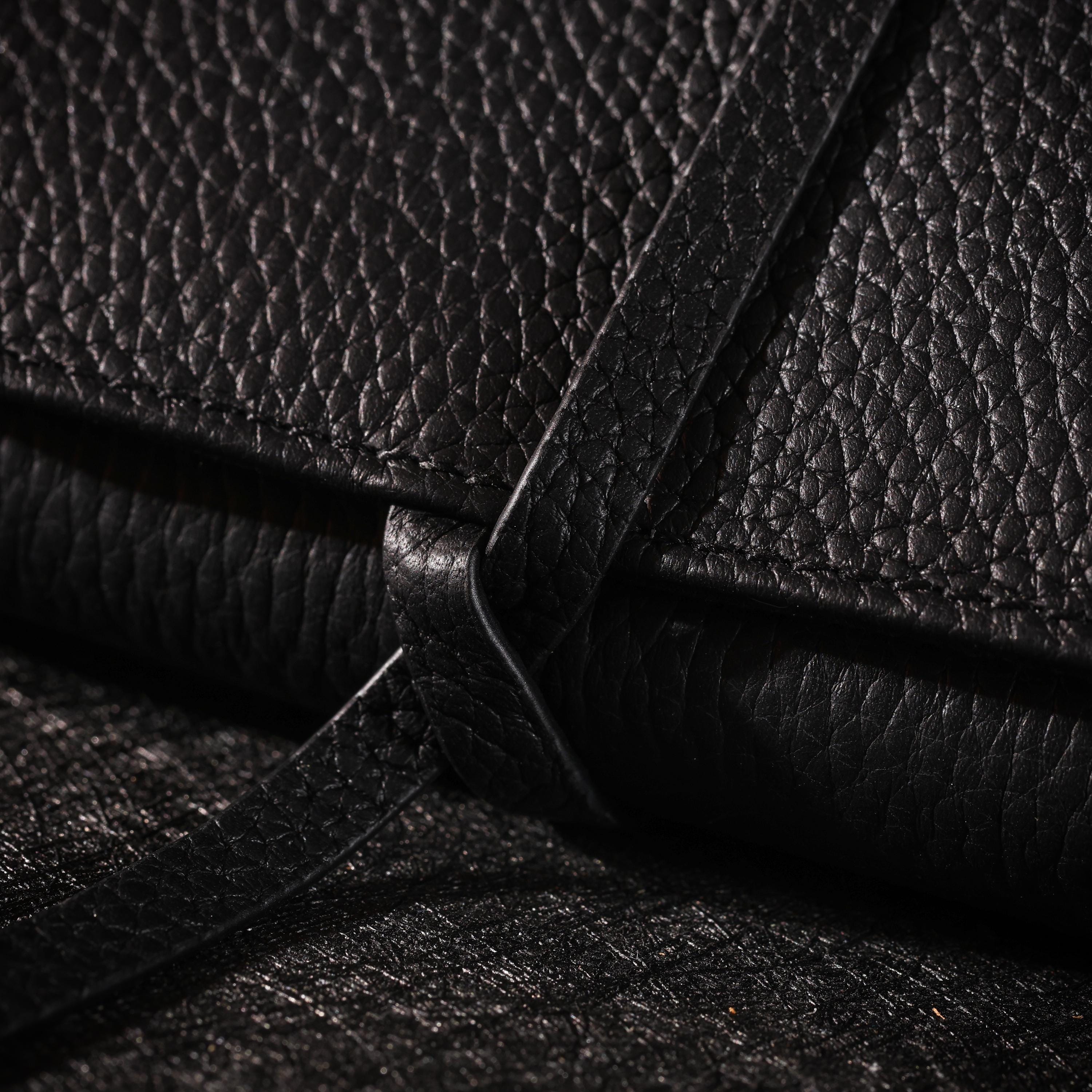 AURA DEER Full-Grain Leather Jewelry Roll, Travel Jewelry Organizer, 3 Colors