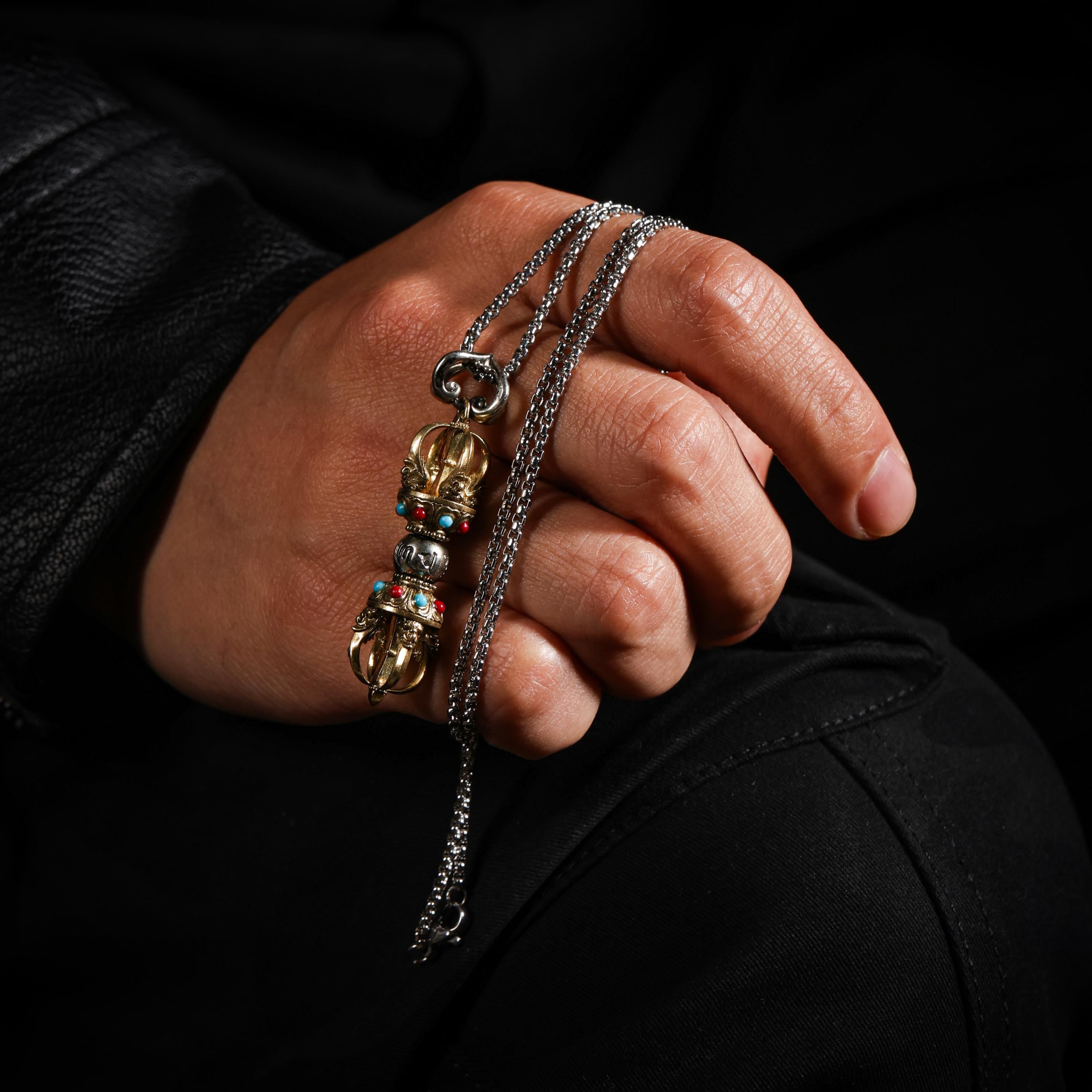 Five-Pronged Vajra Pendant