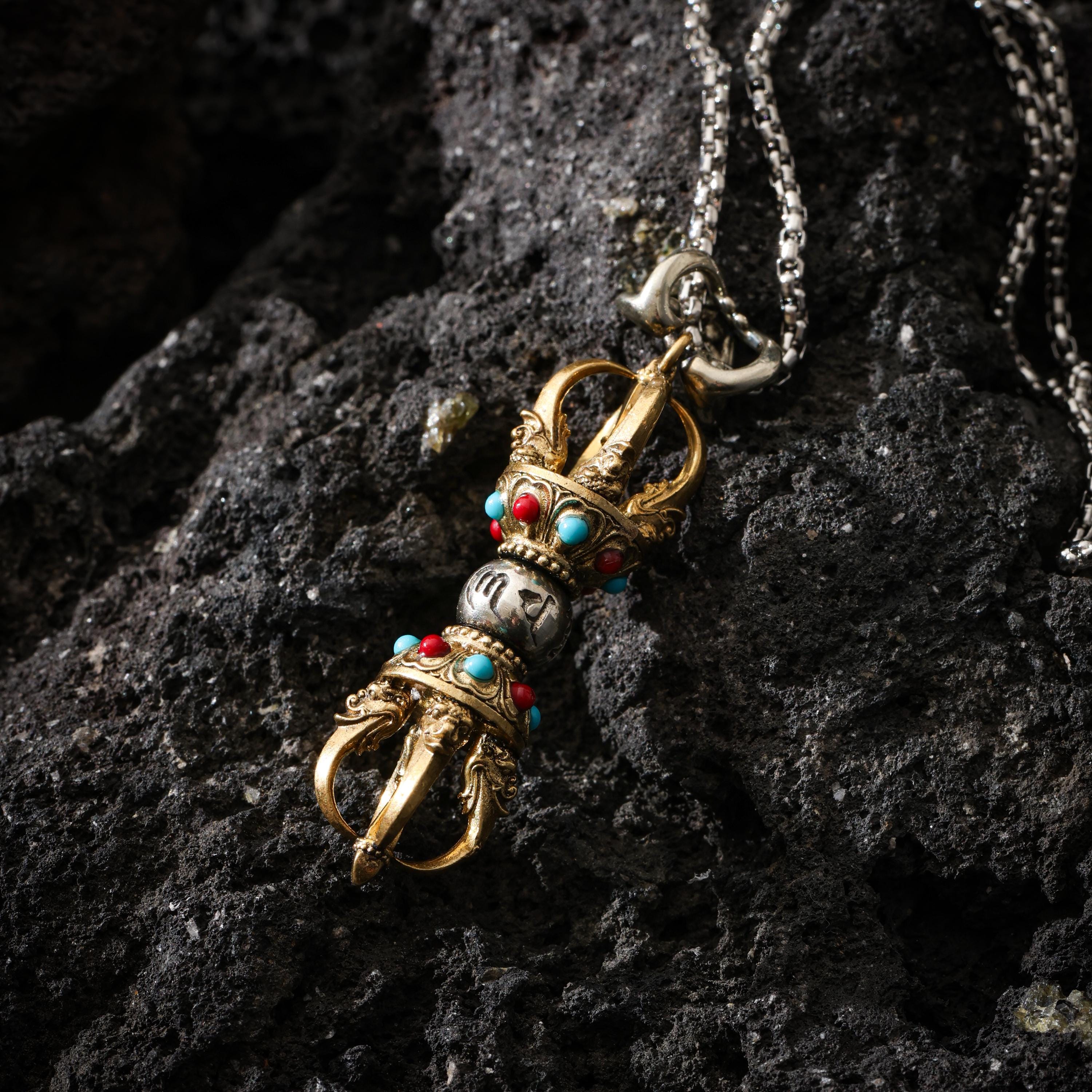Five-Pronged Vajra Pendant