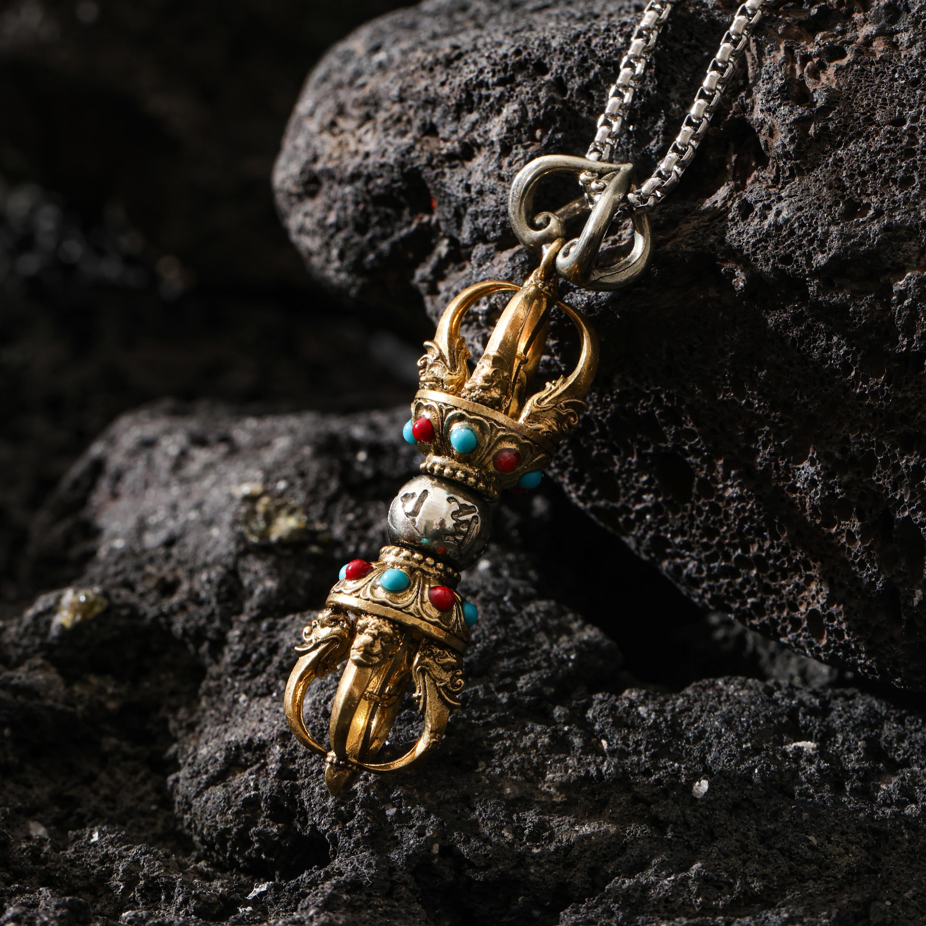 Five-Pronged Vajra Pendant
