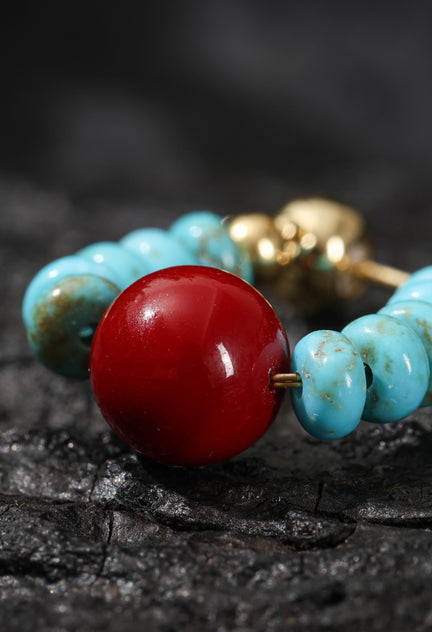 Tibetan Turquoise Earrings