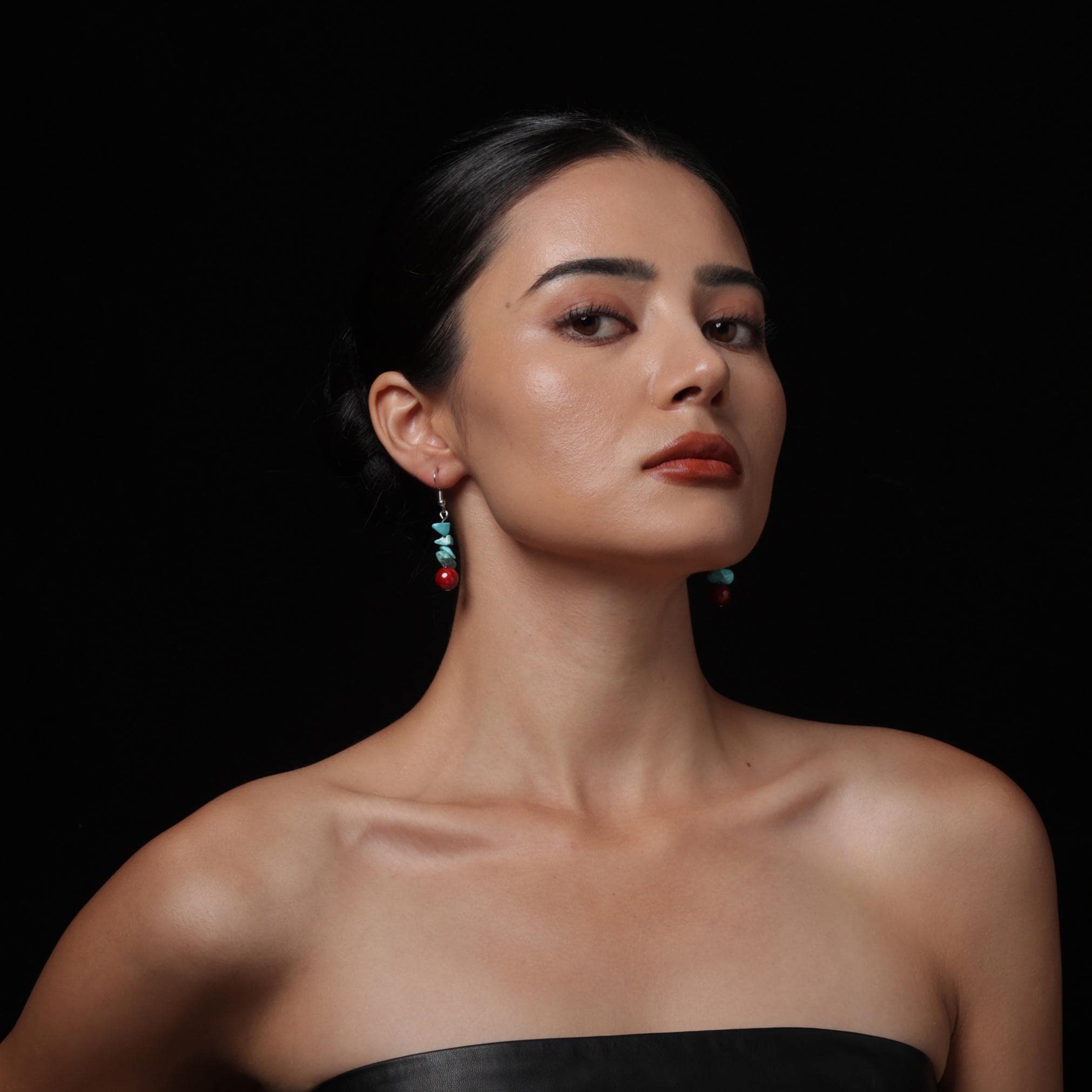 Tibetan Turquoise Earrings