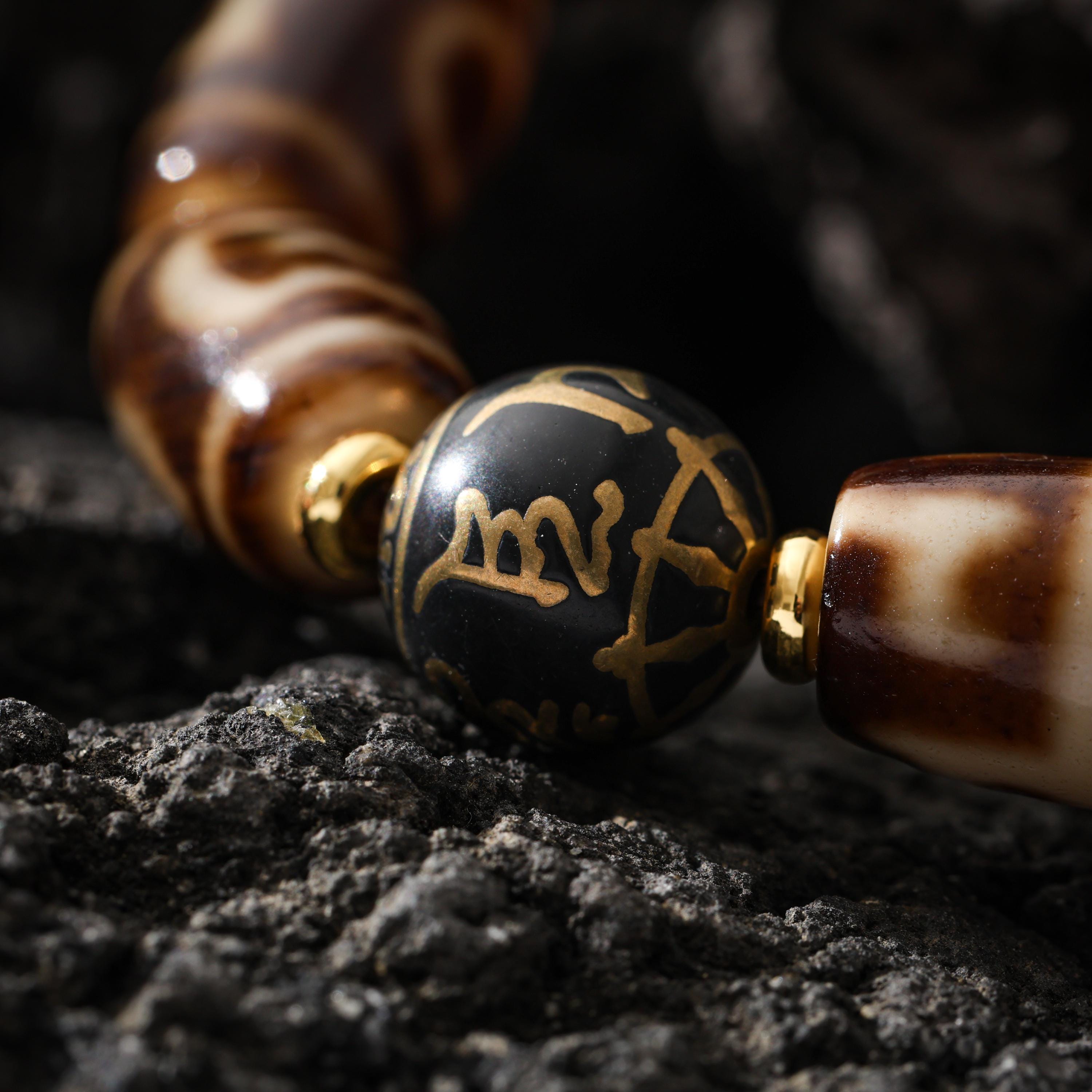 AURA DEER Natural Black Tiger's Eye Bracelet