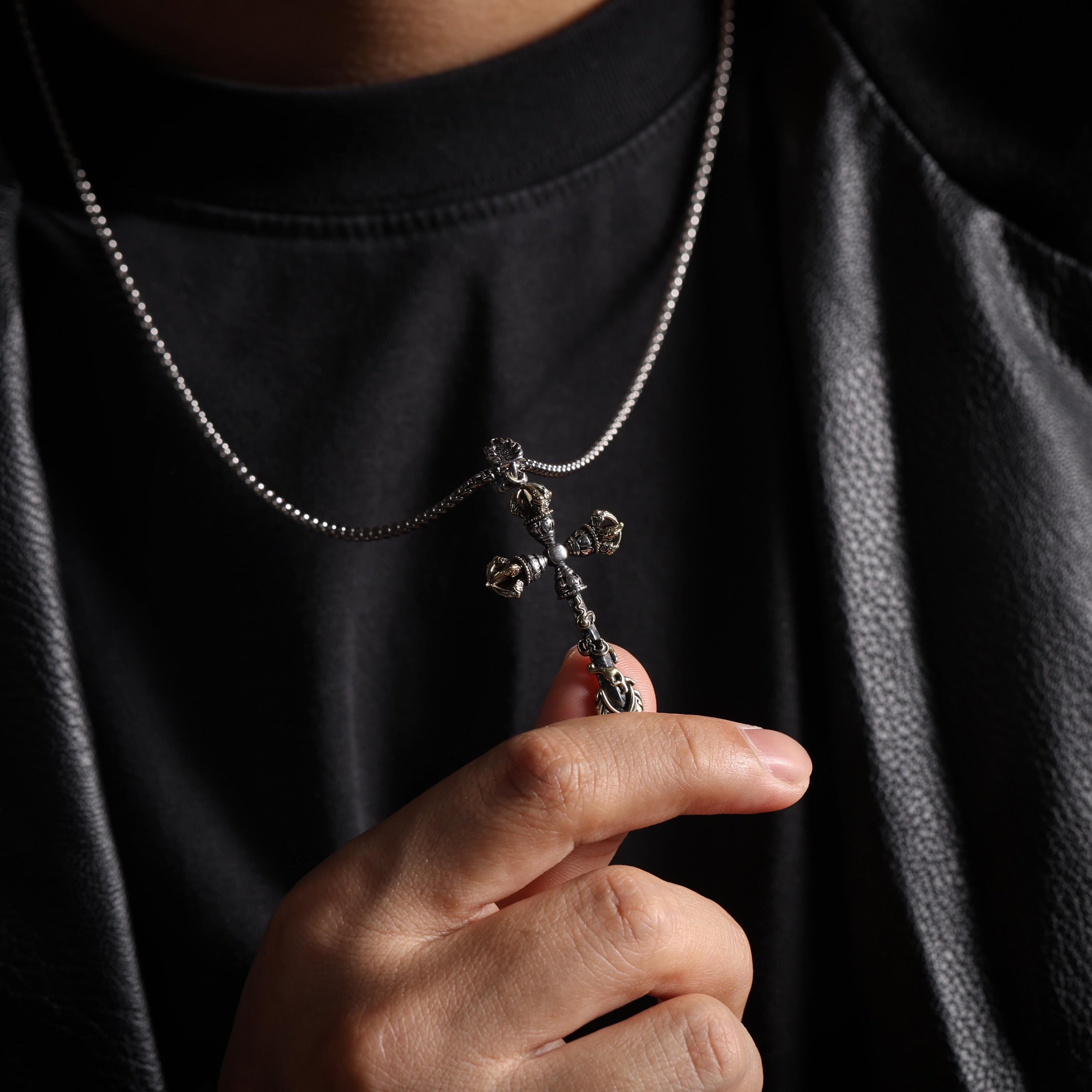 Manjushri Sword & Vajra Necklace