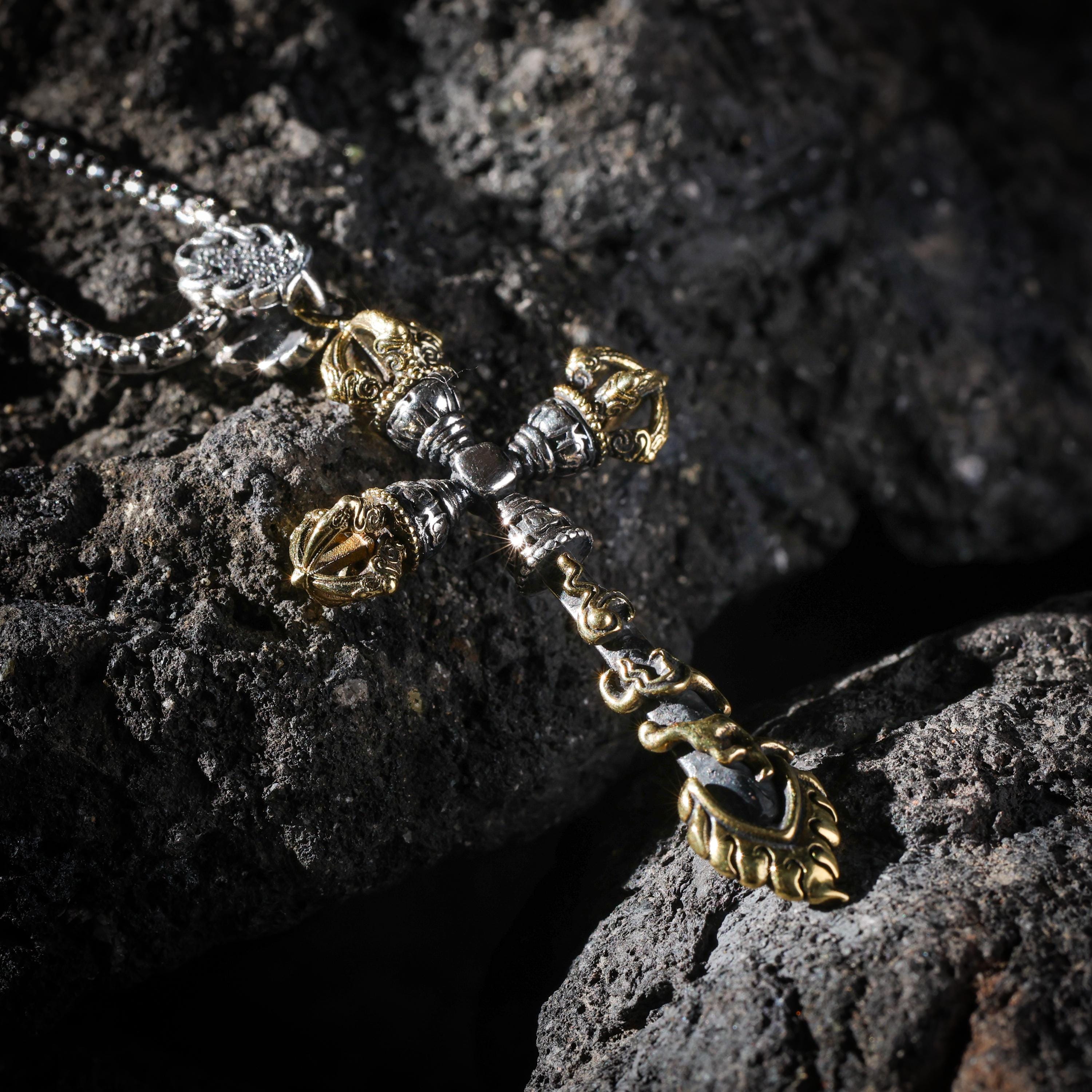 Manjushri Sword & Vajra Necklace