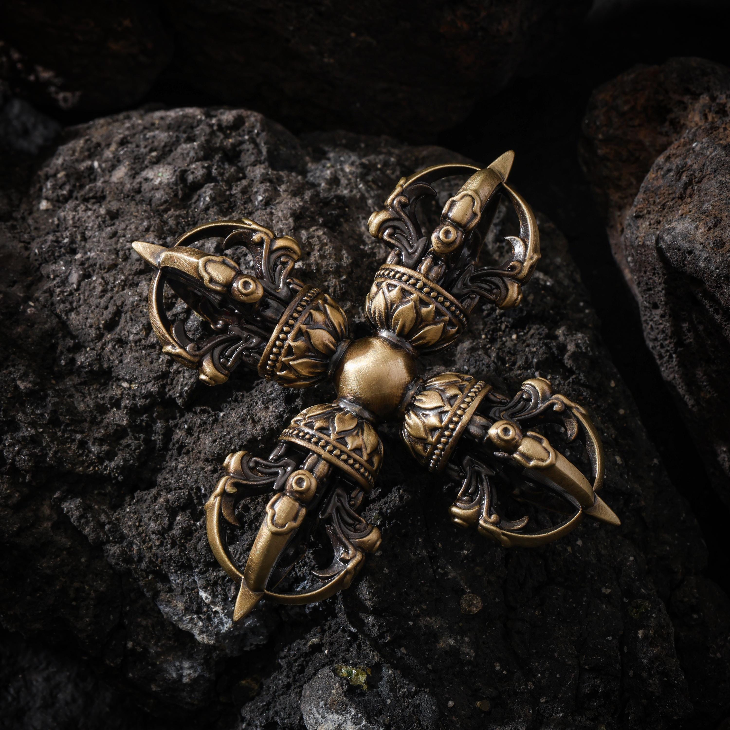 Five-Pronged Vajra Handheld Object
