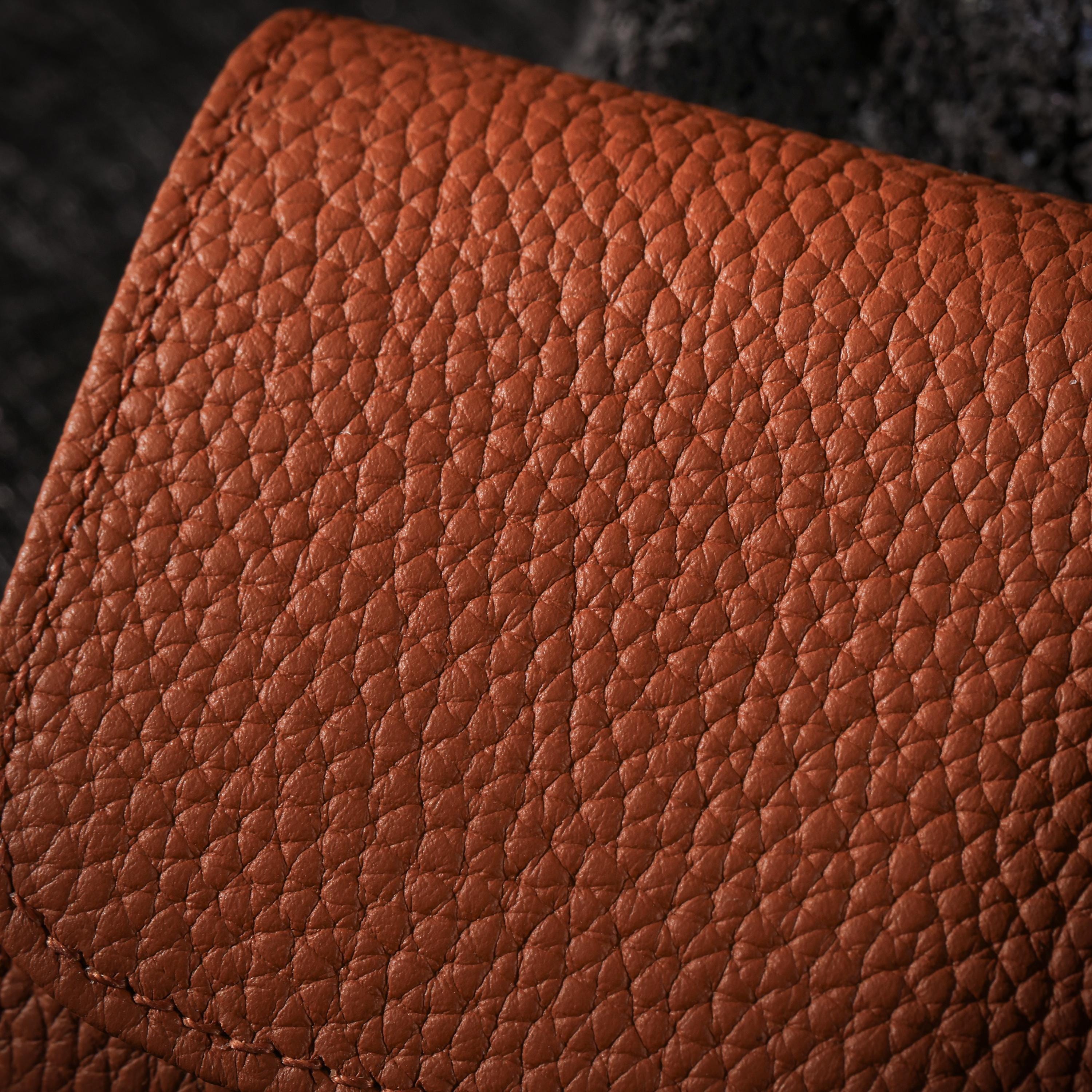 AURA DEER Full-Grain Leather Jewelry Roll, Travel Jewelry Organizer, 3 Colors