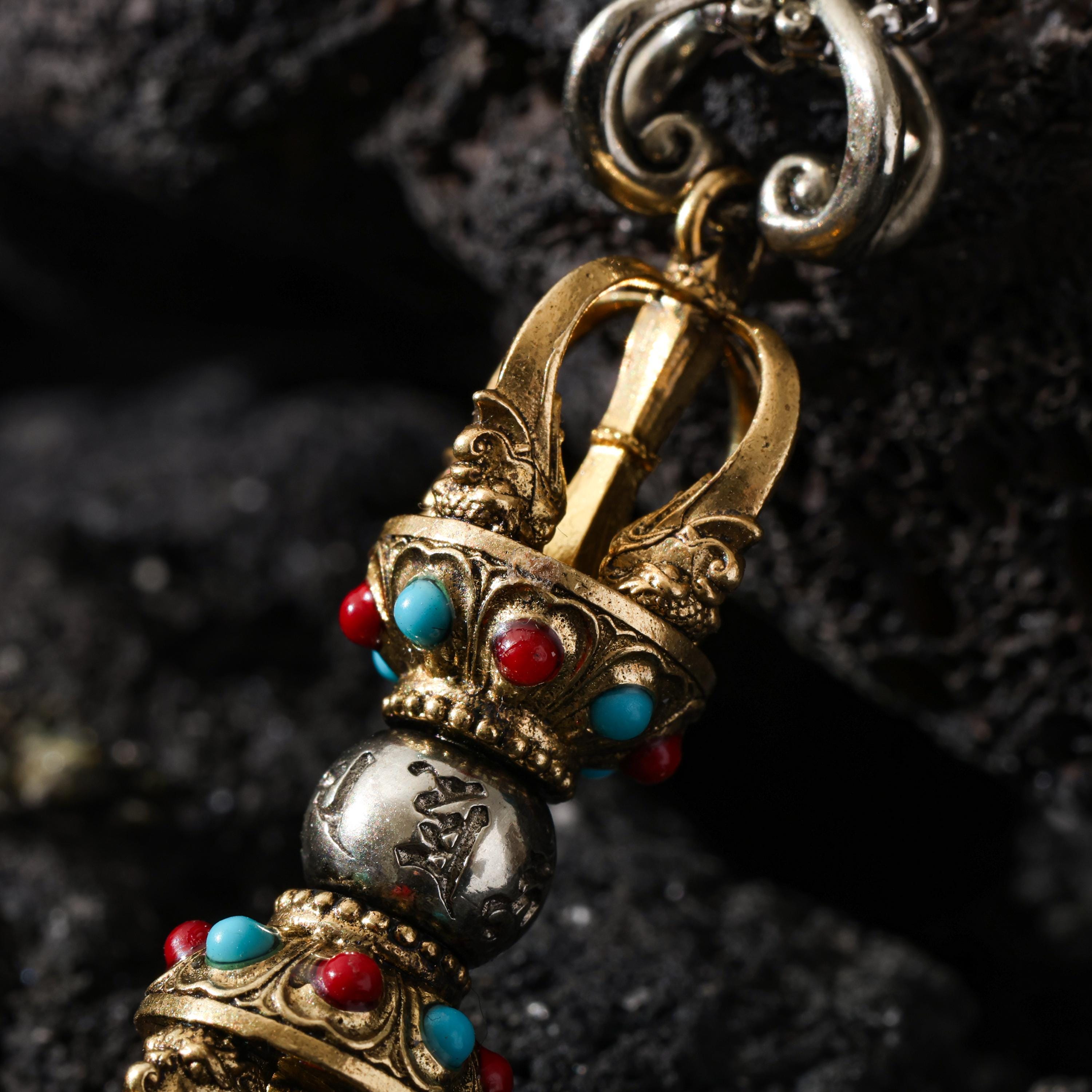 Five-Pronged Vajra Pendant