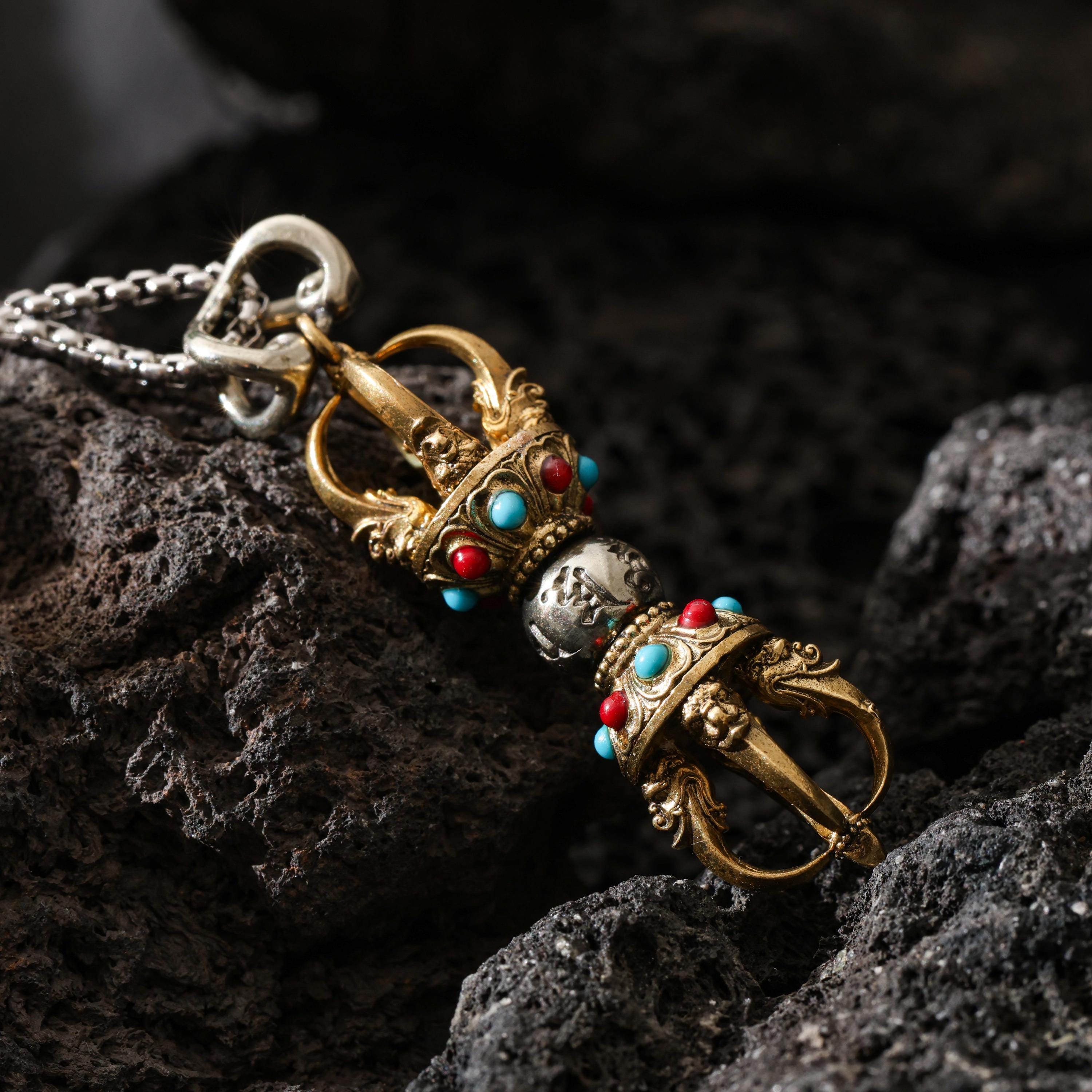 Five-Pronged Vajra Pendant